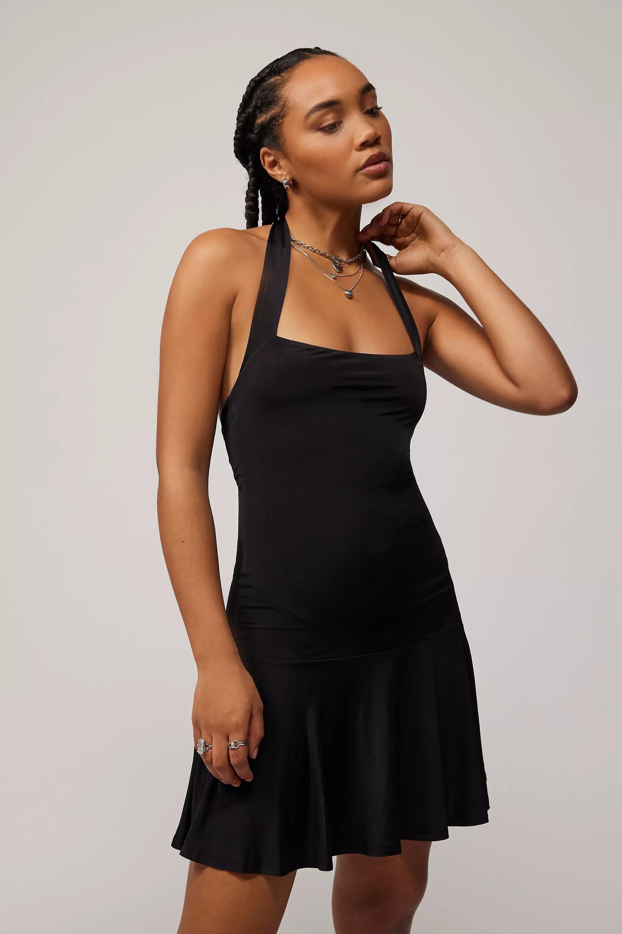 Black Motel Ellison Halterneck Mini Dress, , large image number 1
