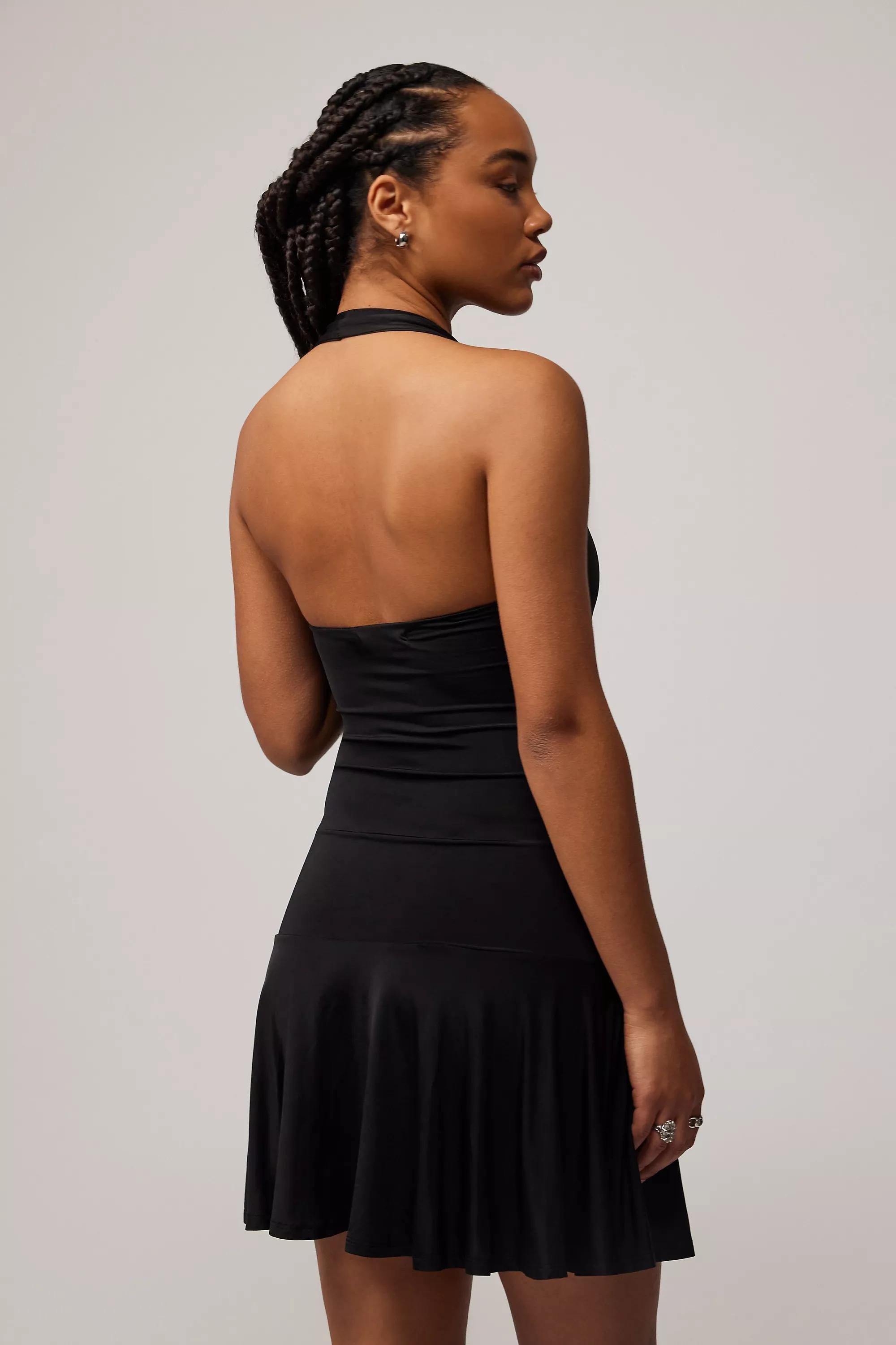Black Motel Ellison Halterneck Mini Dress, , large image number 3