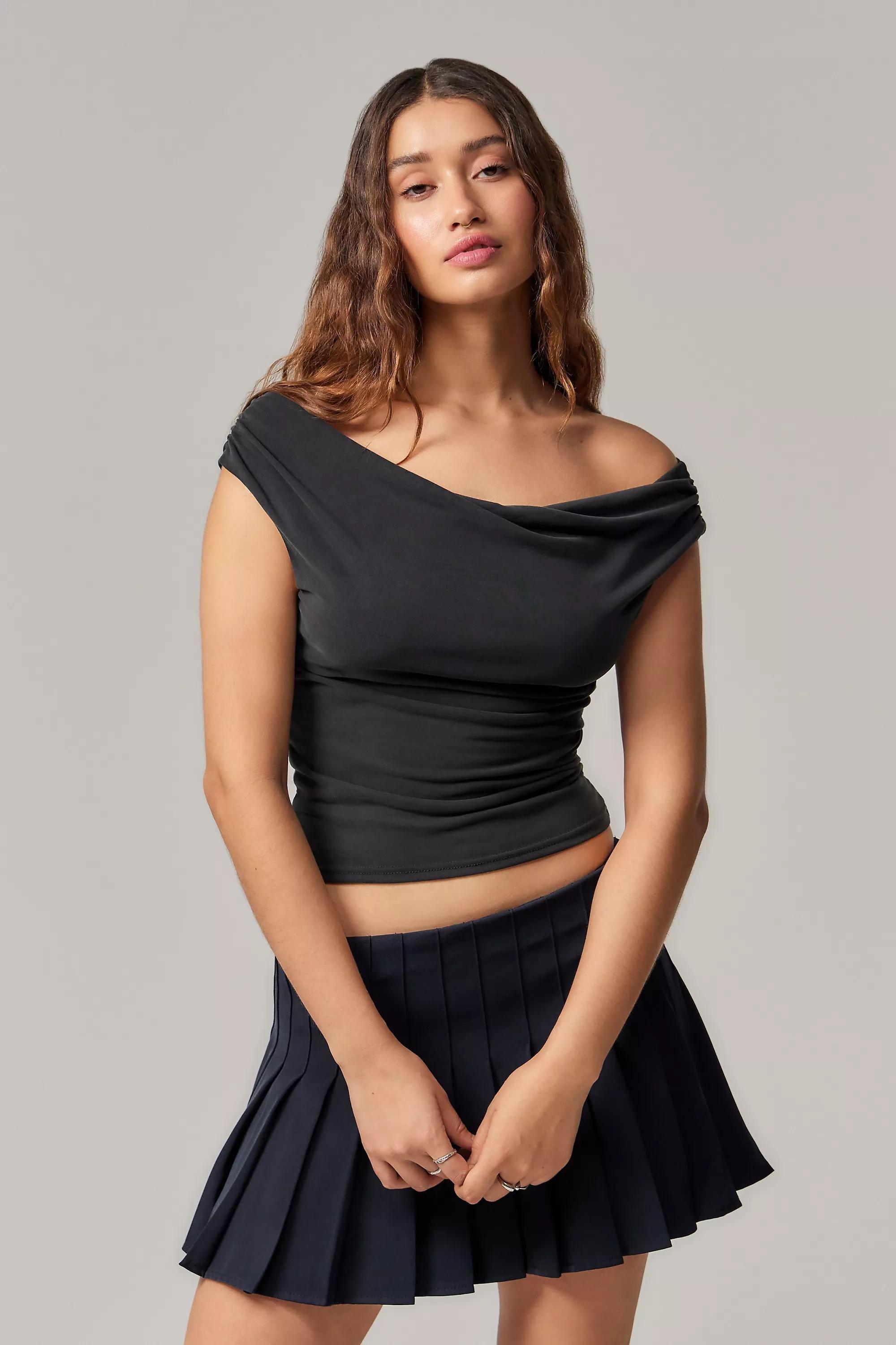 Navy Motel Navy Cida Mini Skirt, , large image number 0
