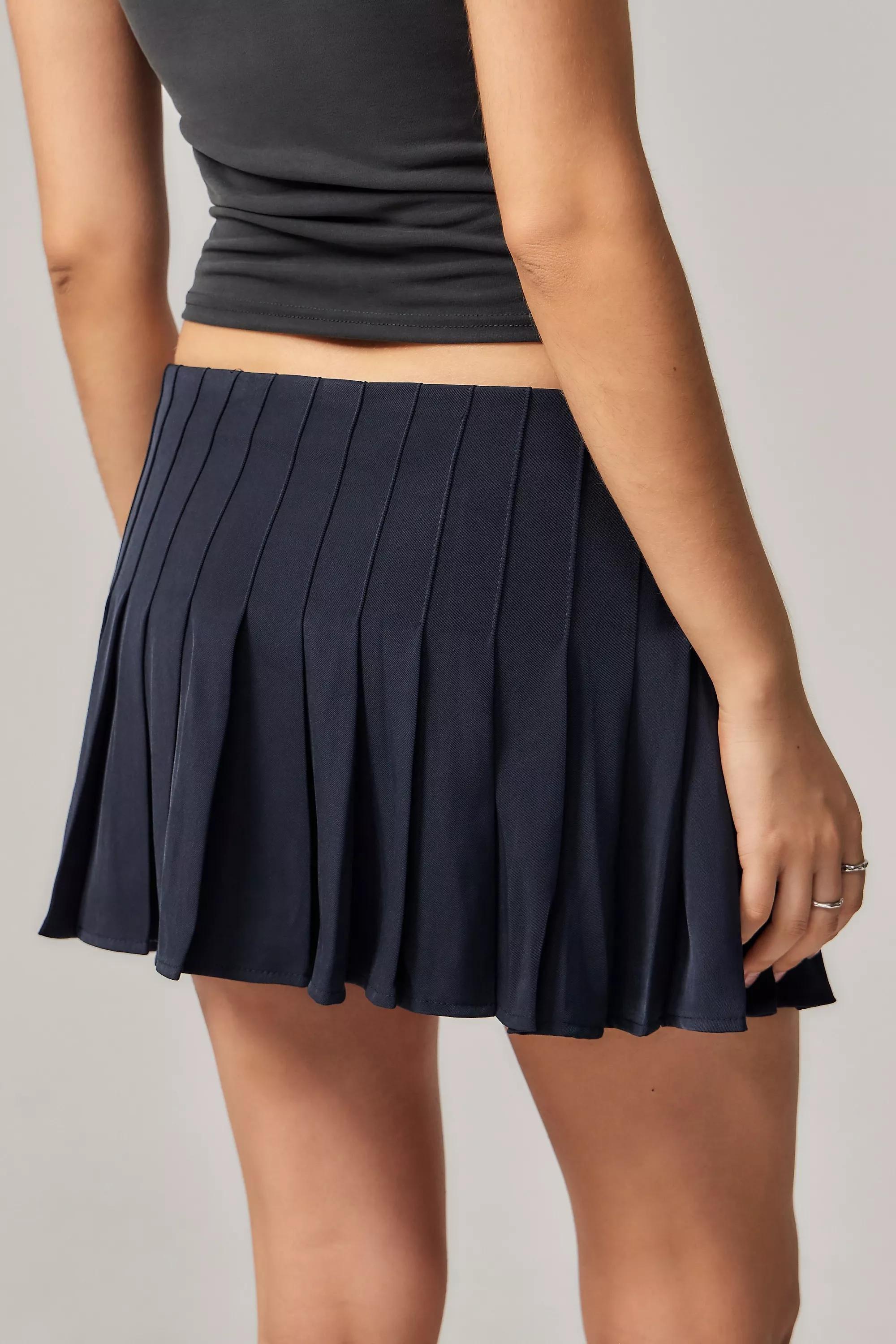 Navy Motel Navy Cida Mini Skirt, , large image number 3