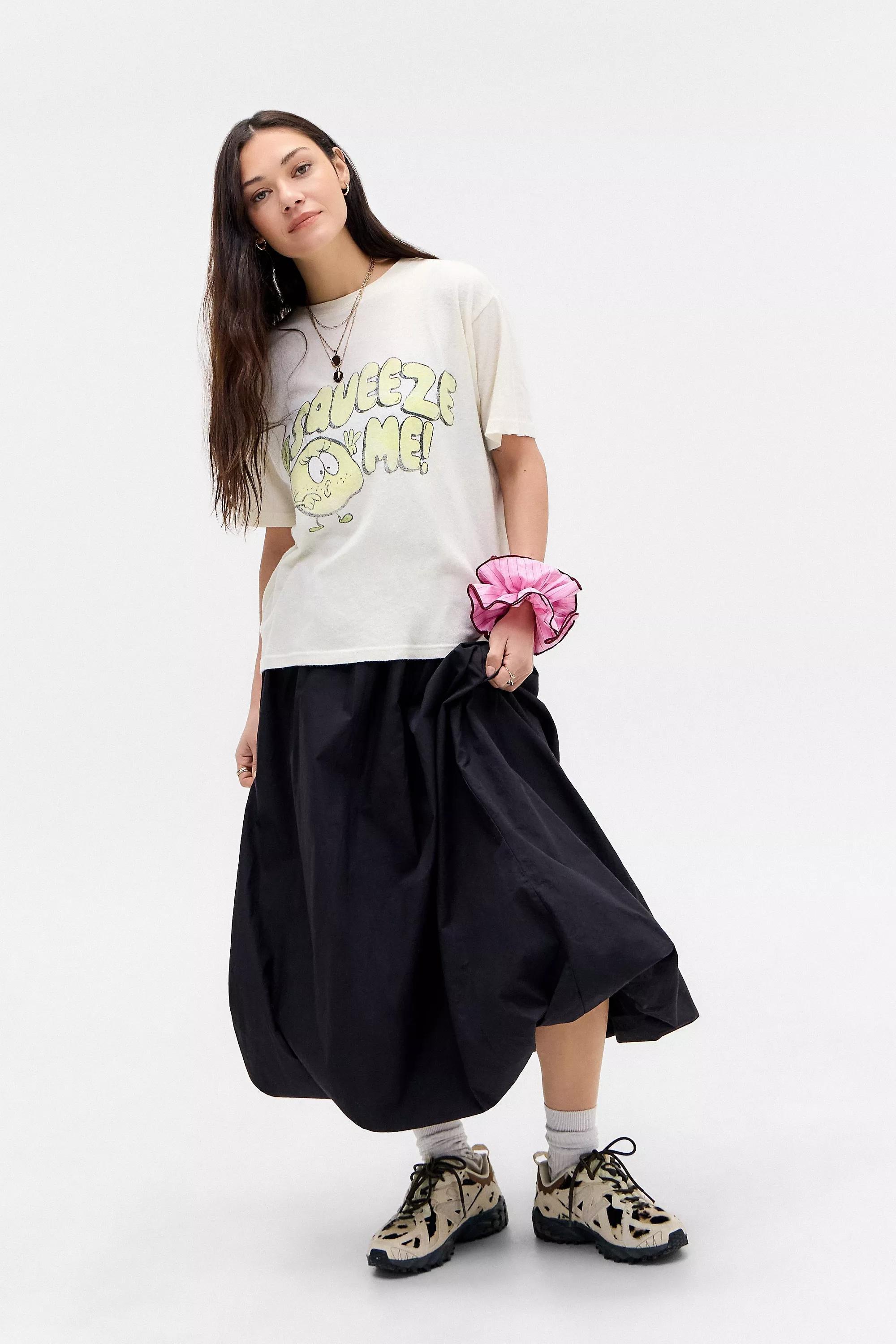 Black Uo Mindi Bubble Maxi Skirt, BLK, large image number 1