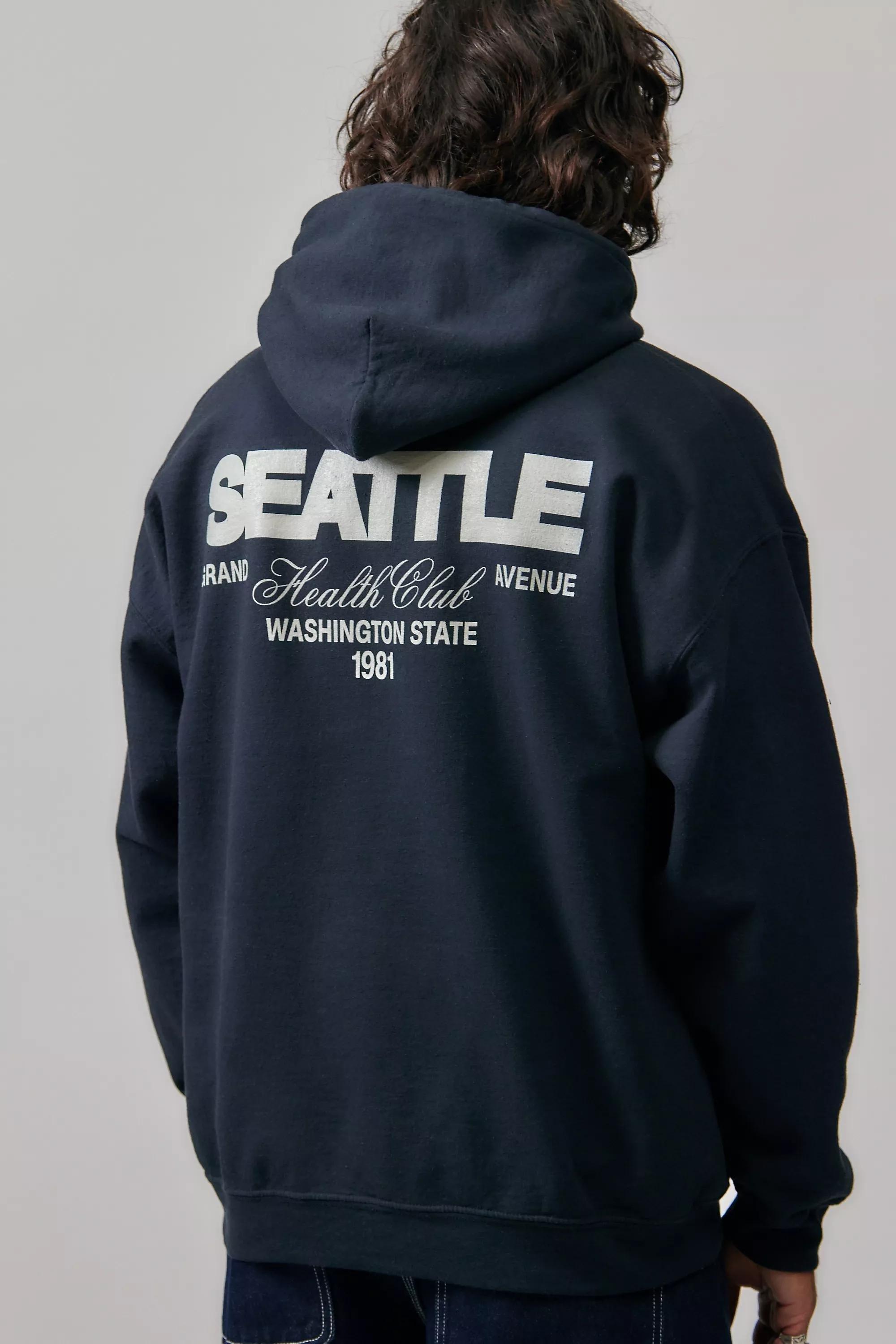 Black UO Seattle Hoodie Casual, , large image number 0
