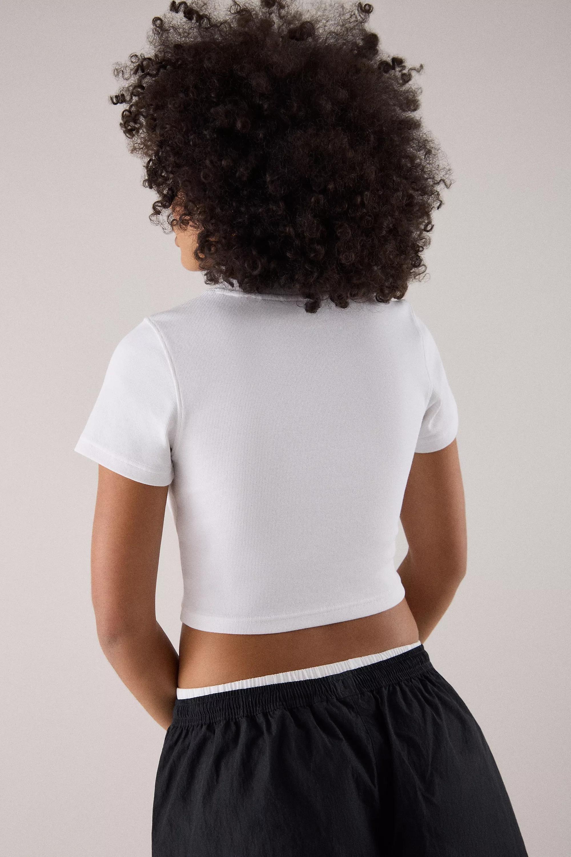 White Fila X Hailey Baby T-Shirt, , large image number 4
