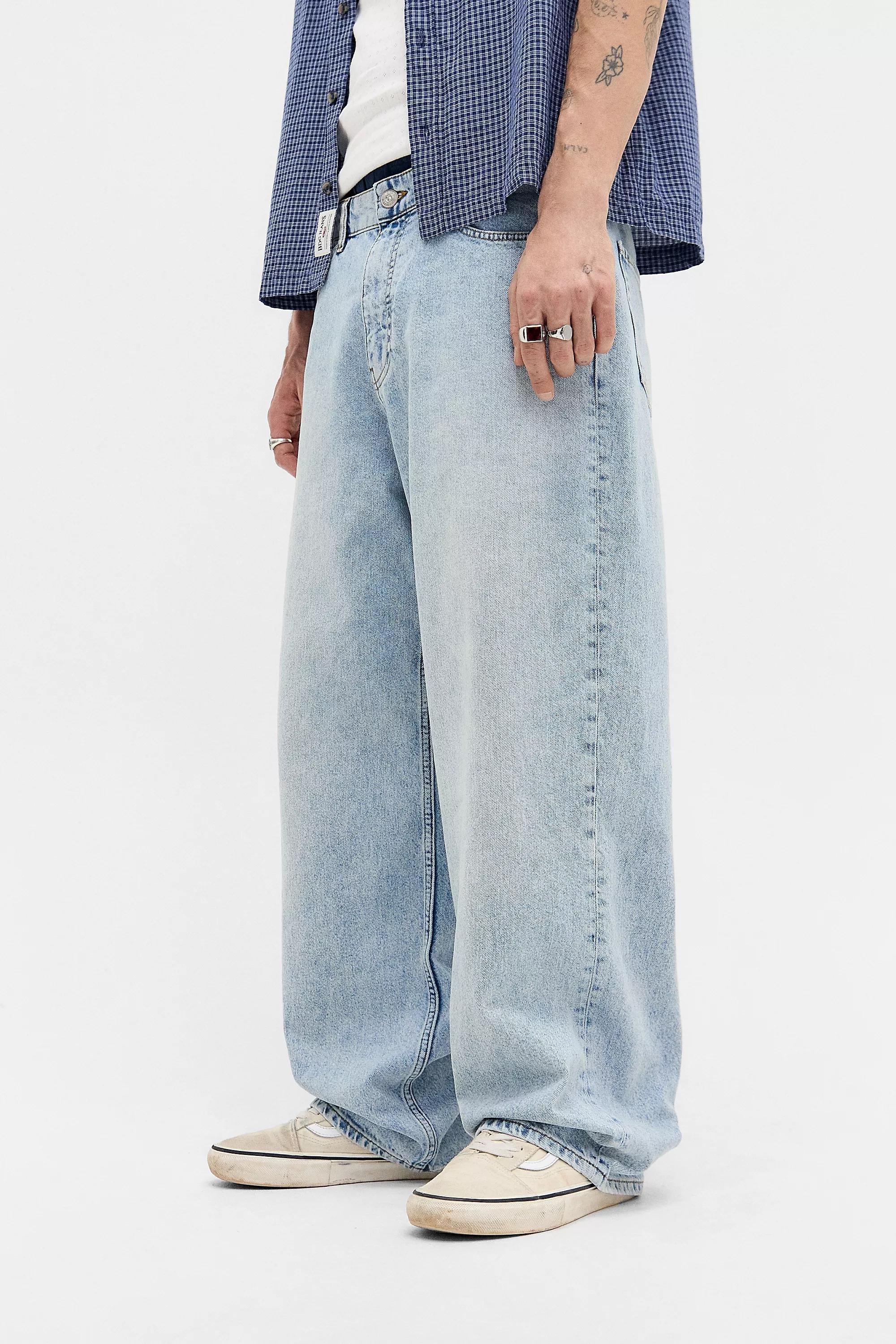 Blue Bdg Jack Bleach Acid Wash Jeans, , large image number 2
