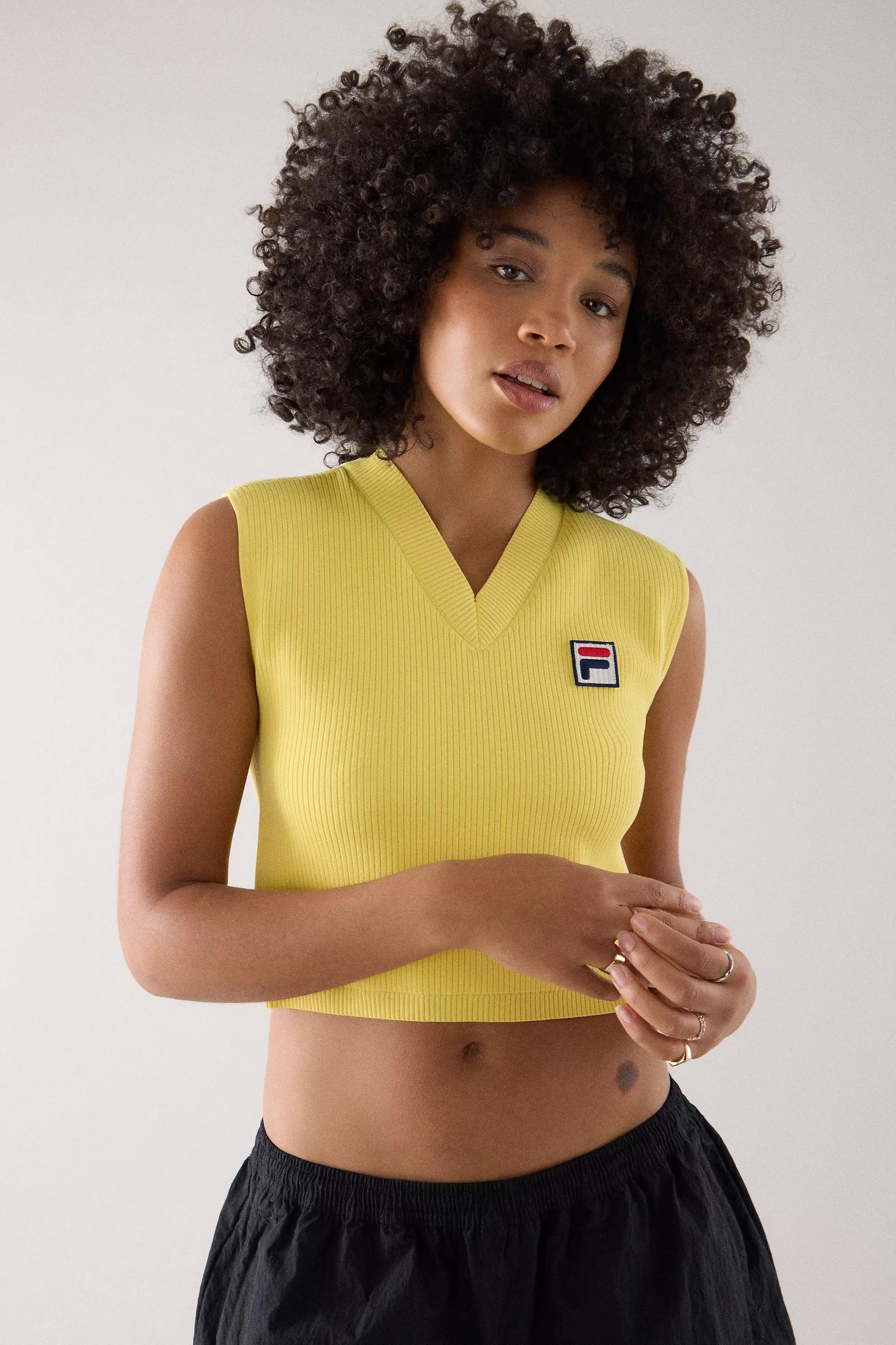 Yellow Fila X Hailey Baby Tank, , large image number 0