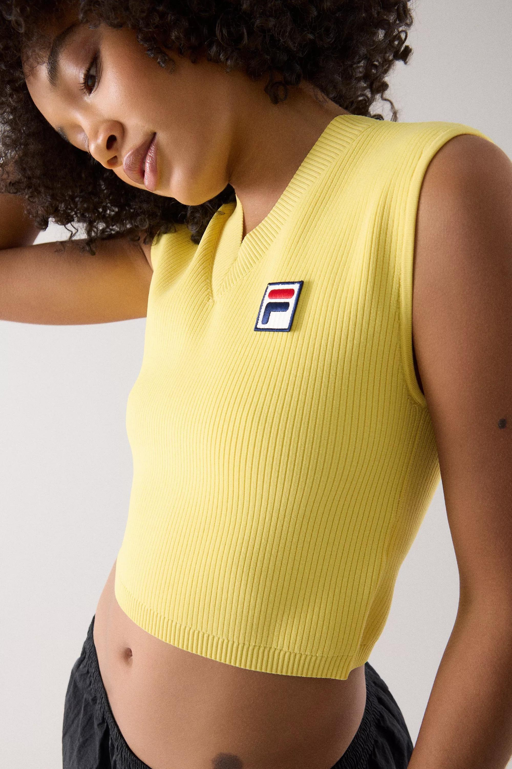 Yellow Fila X Hailey Baby Tank, , large image number 1