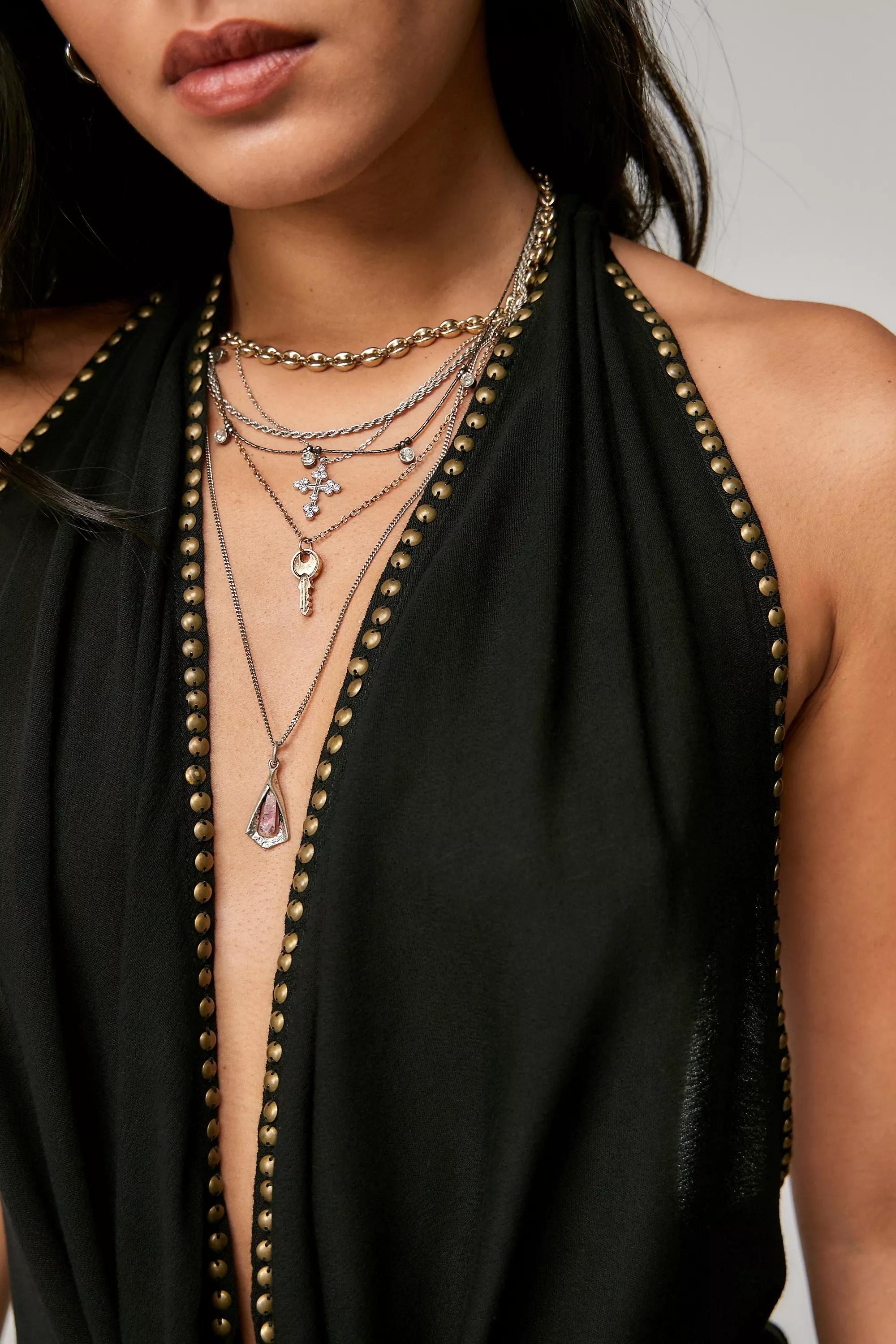 Black Jaded London Stud Cowl Top, BLK, large image number 2