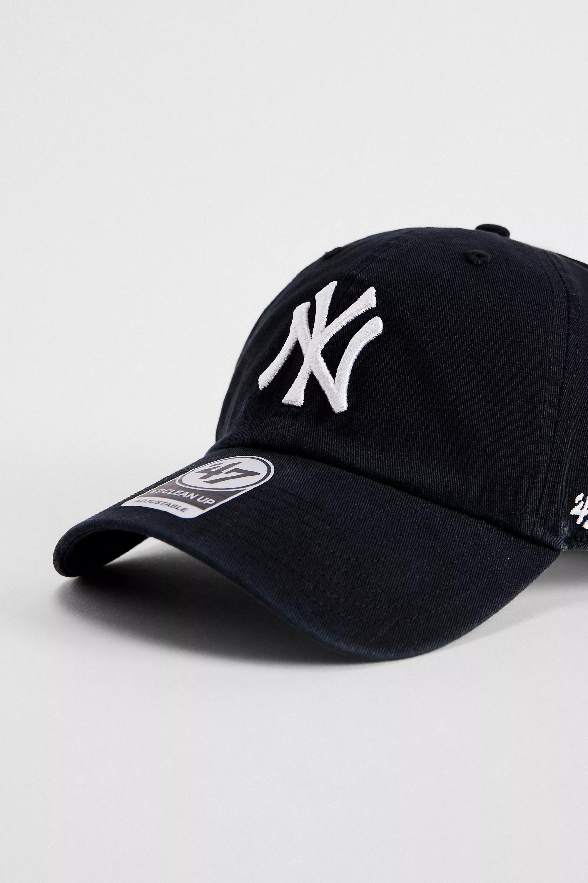 Black47 Brand Ny Yankees Clean Up Cap, BLK, large image number 1