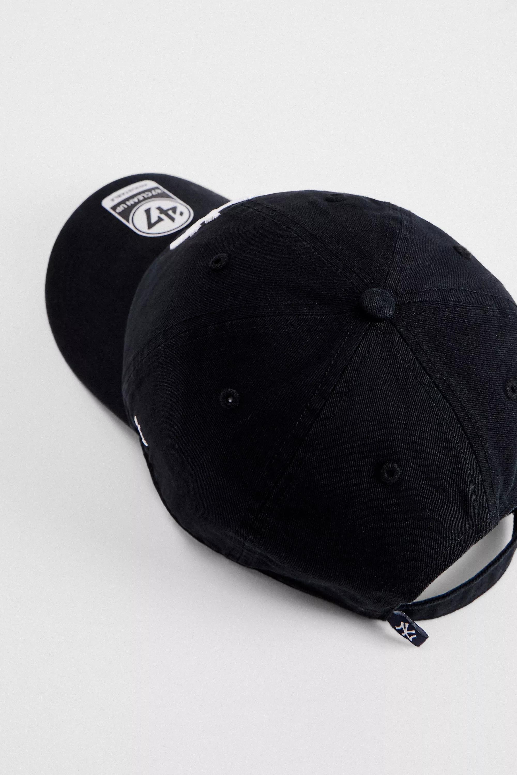 Black47 Brand Ny Yankees Clean Up Cap, BLK, large image number 2