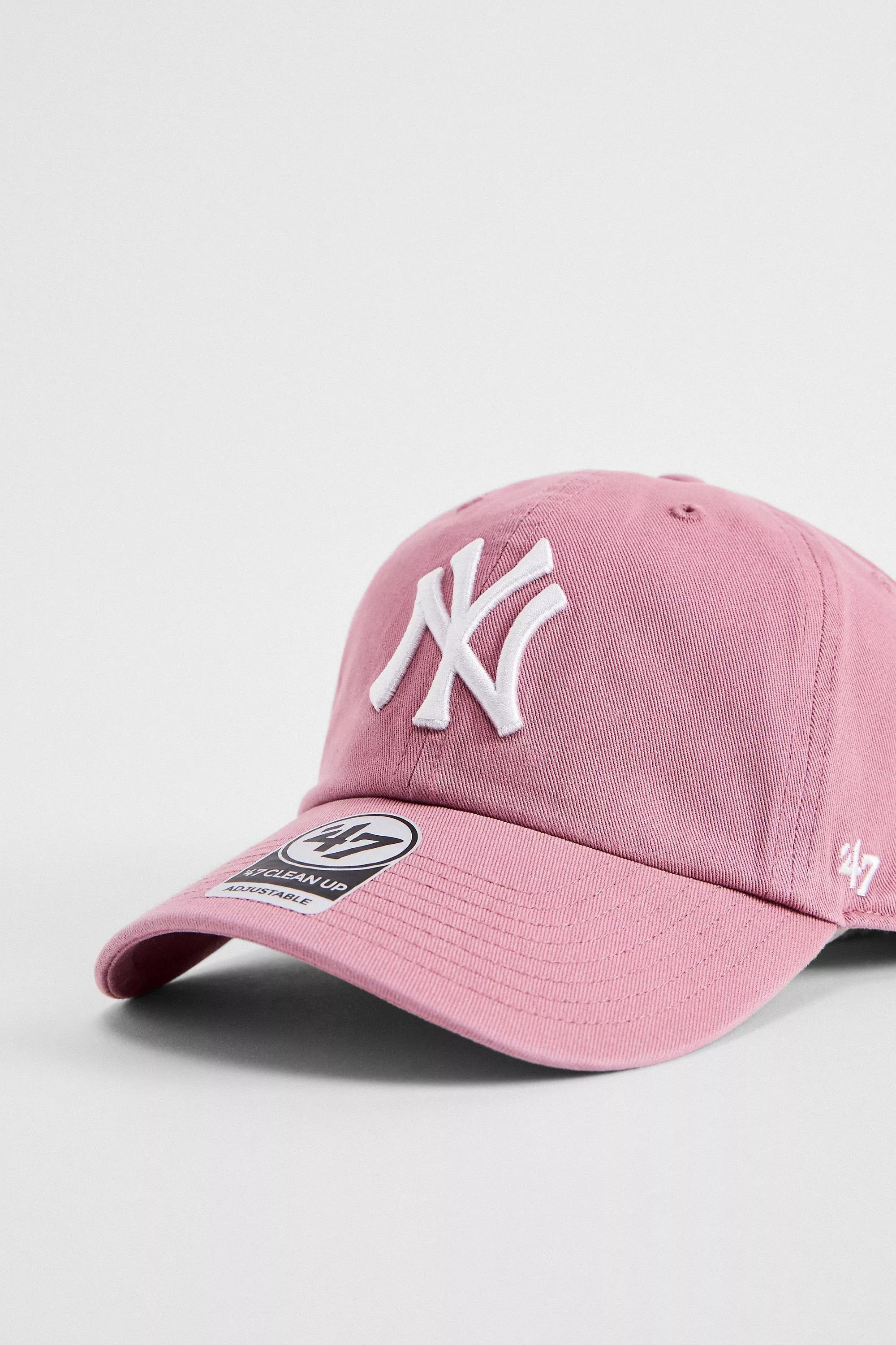Pink 47 Brand Yankees Baseball Cap, PINK, large image number 1
