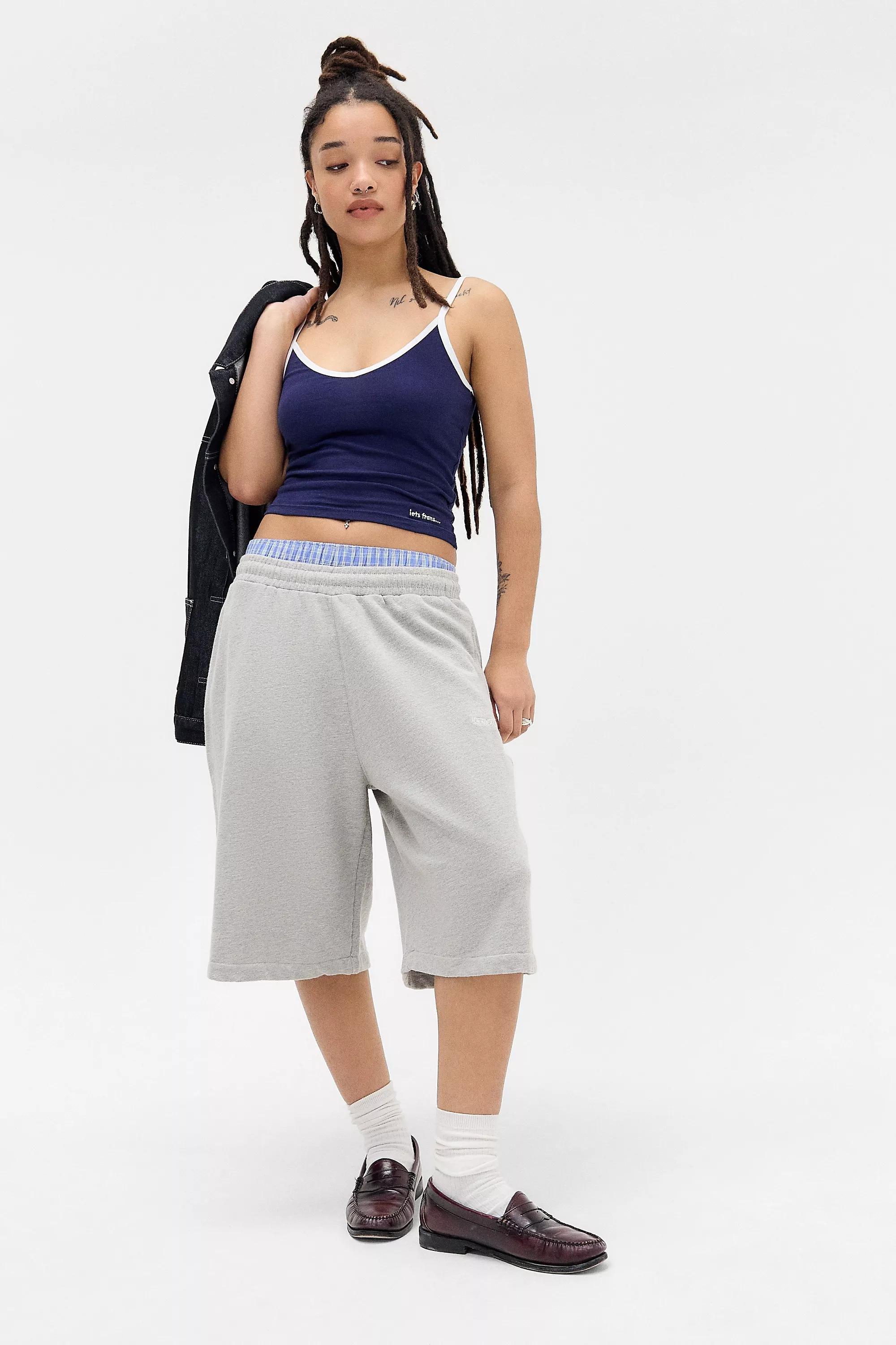 UO Leo V-Neck Tank Top, NAVY, large image number 0