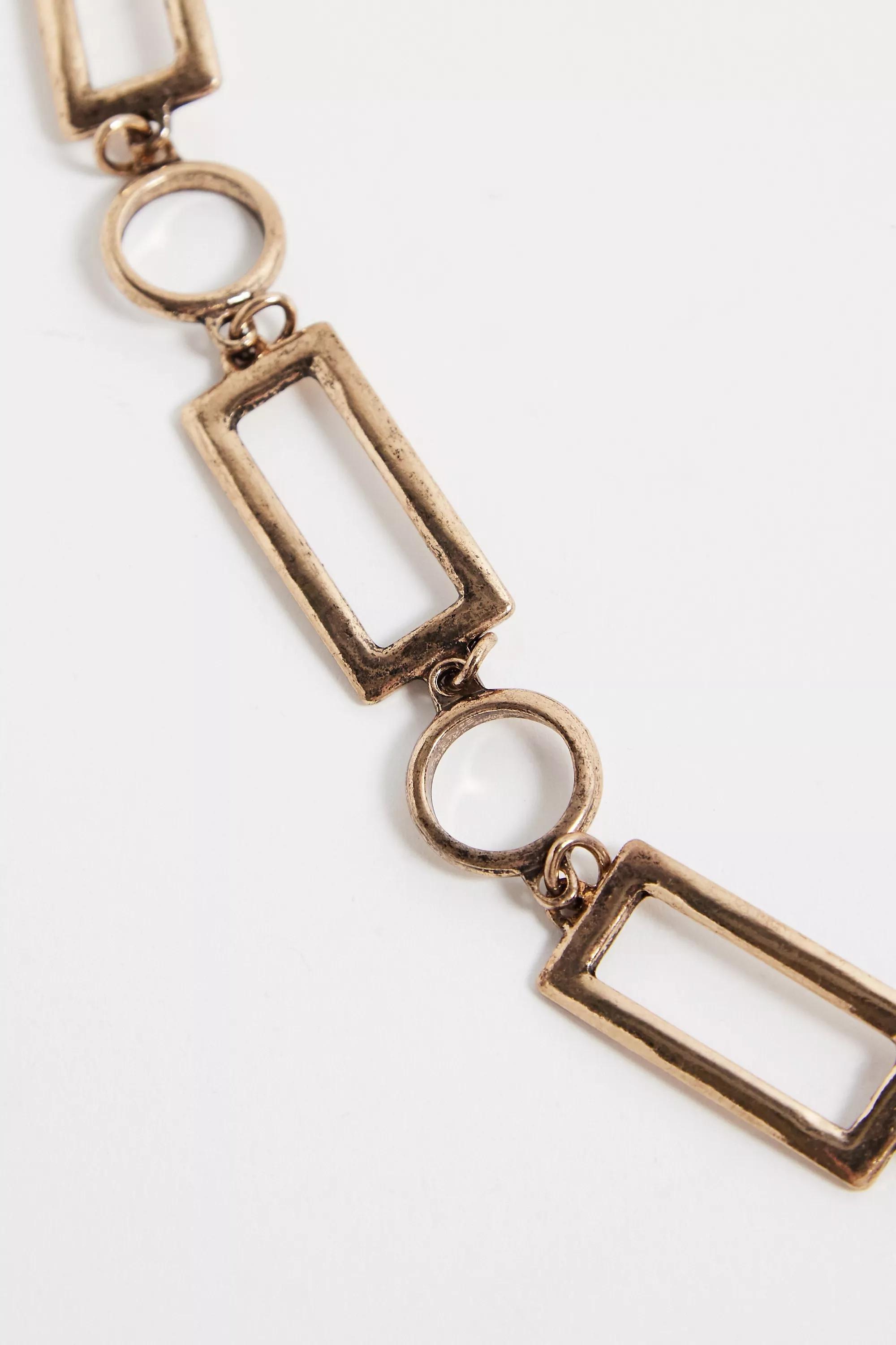 Gold UO Geometric Chain, GOLD, large image number 3