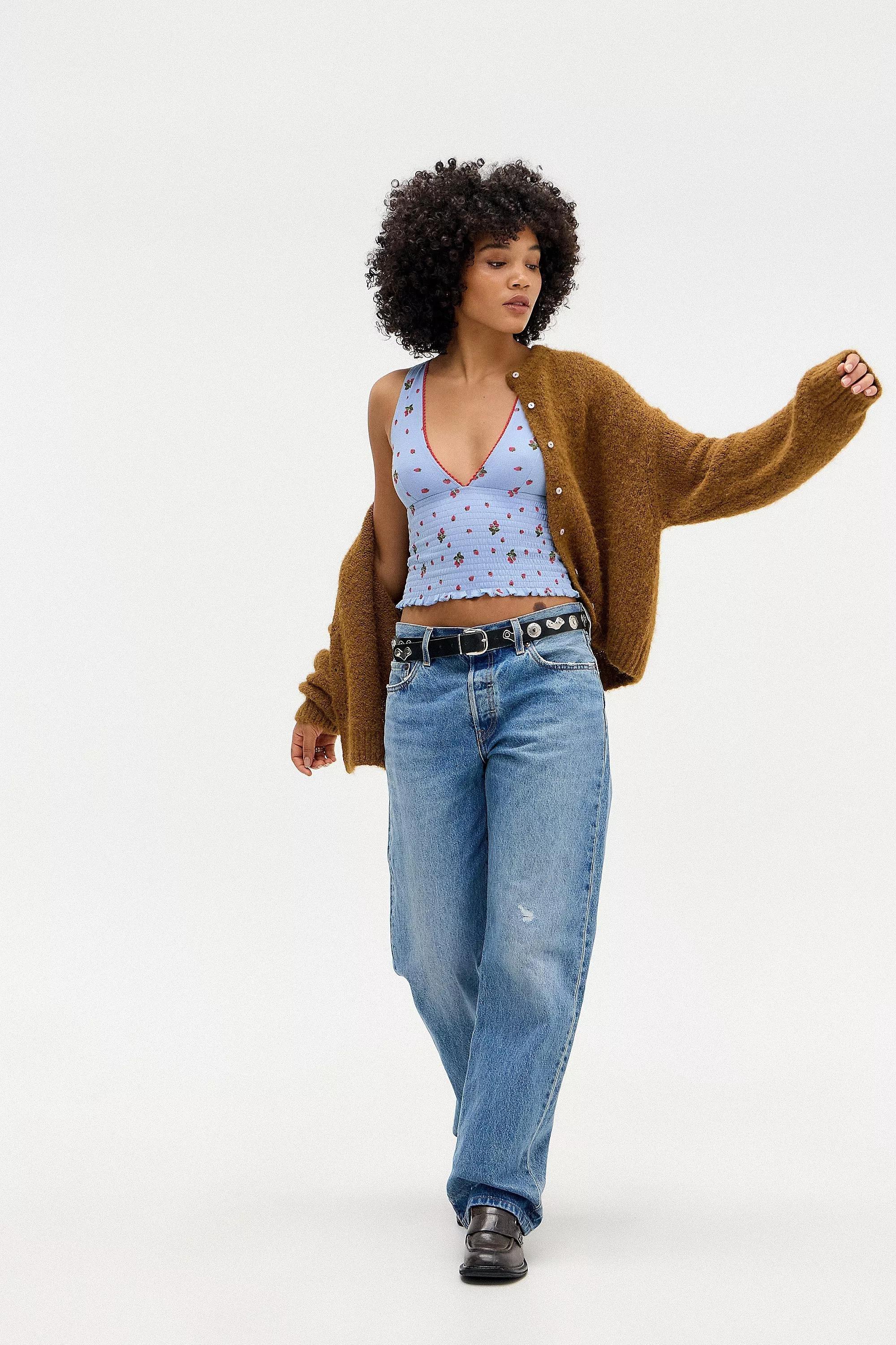 Kimchi Blue Verity Floral Crop Top, , large image number 1