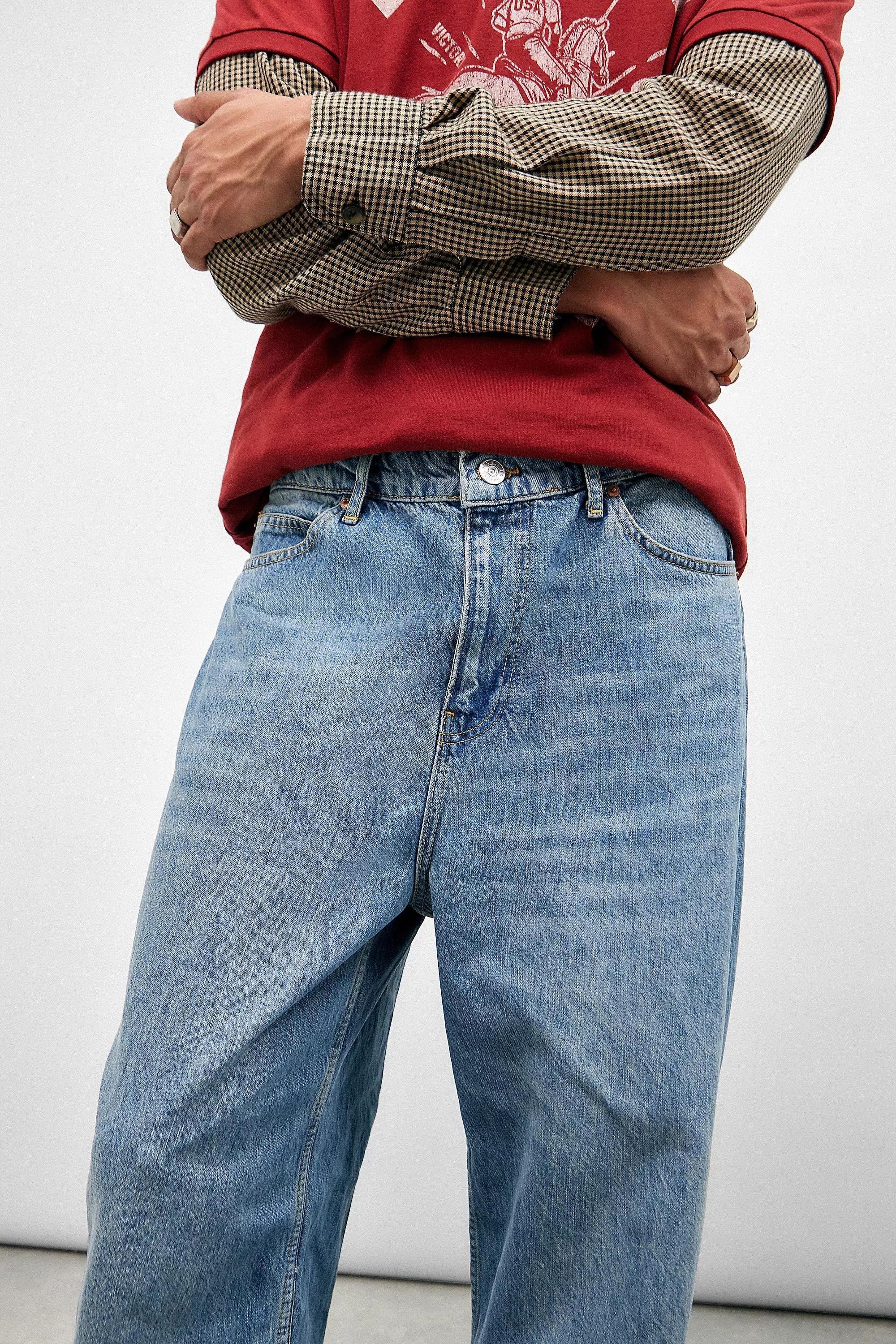 Blue Bdg Mid Wash Jack Jeans, , large image number 1