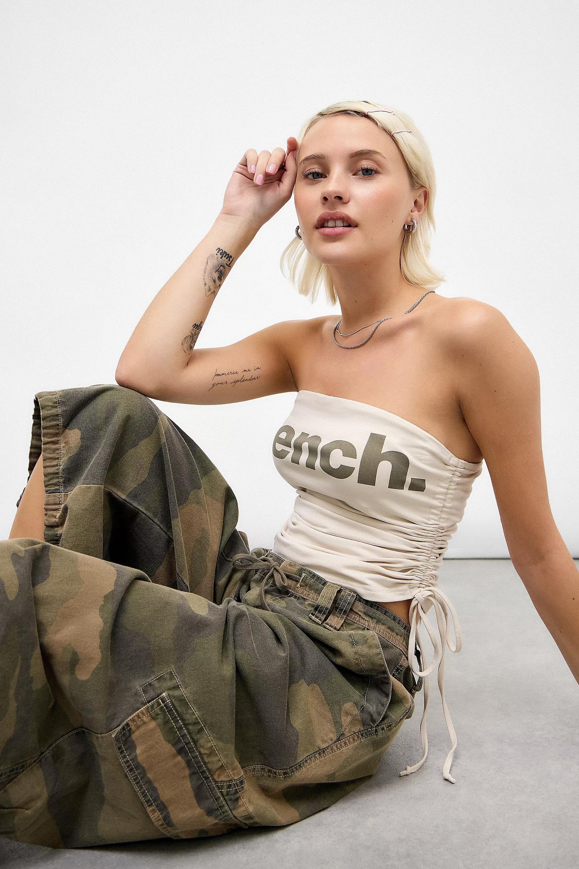 Beige Bench Uo Exclusive Elivia Tube Top, TAUPE, large image number 3