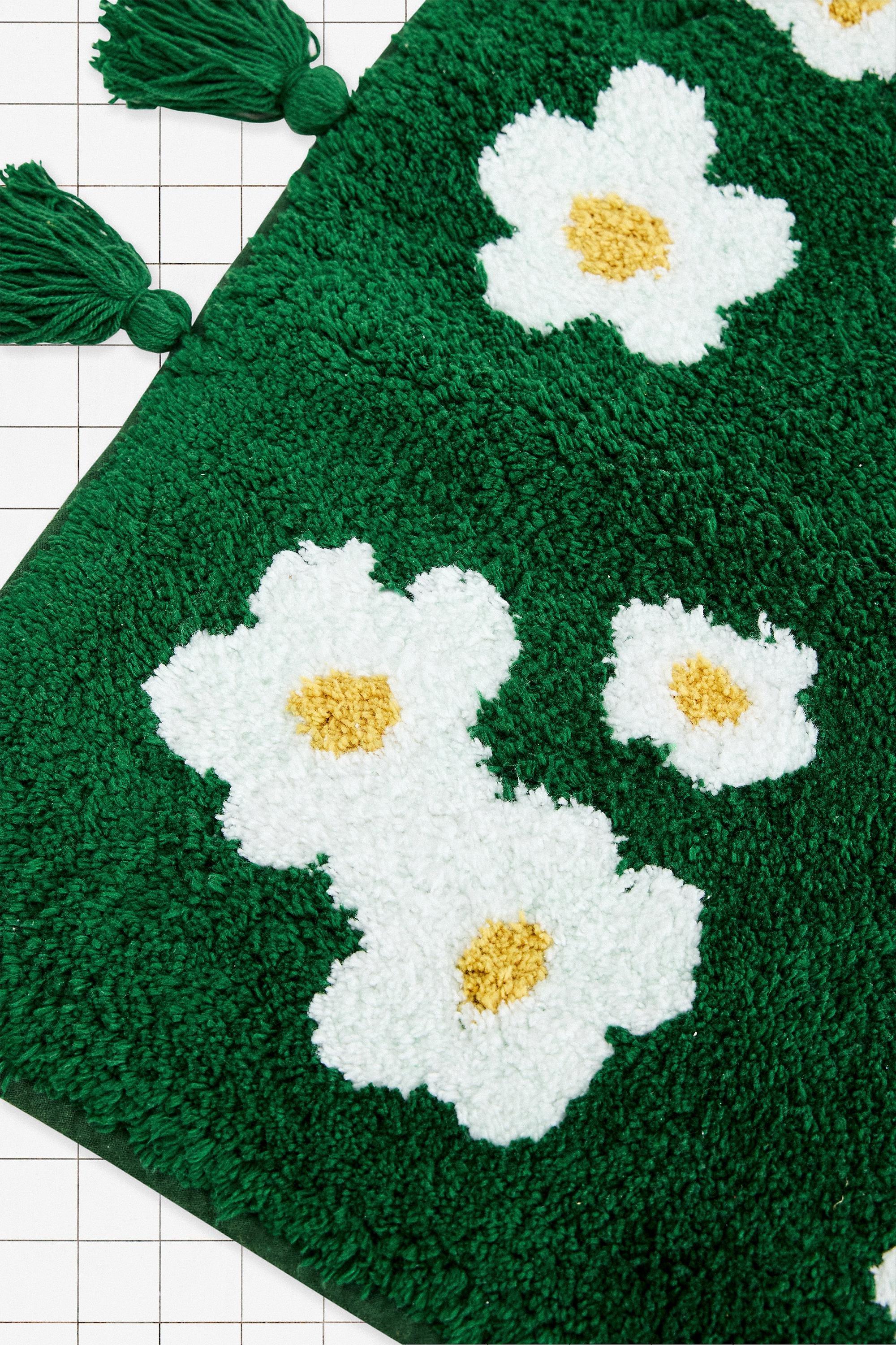 GREEN Green Meadowland Bath Mat, GRN, large image number 1