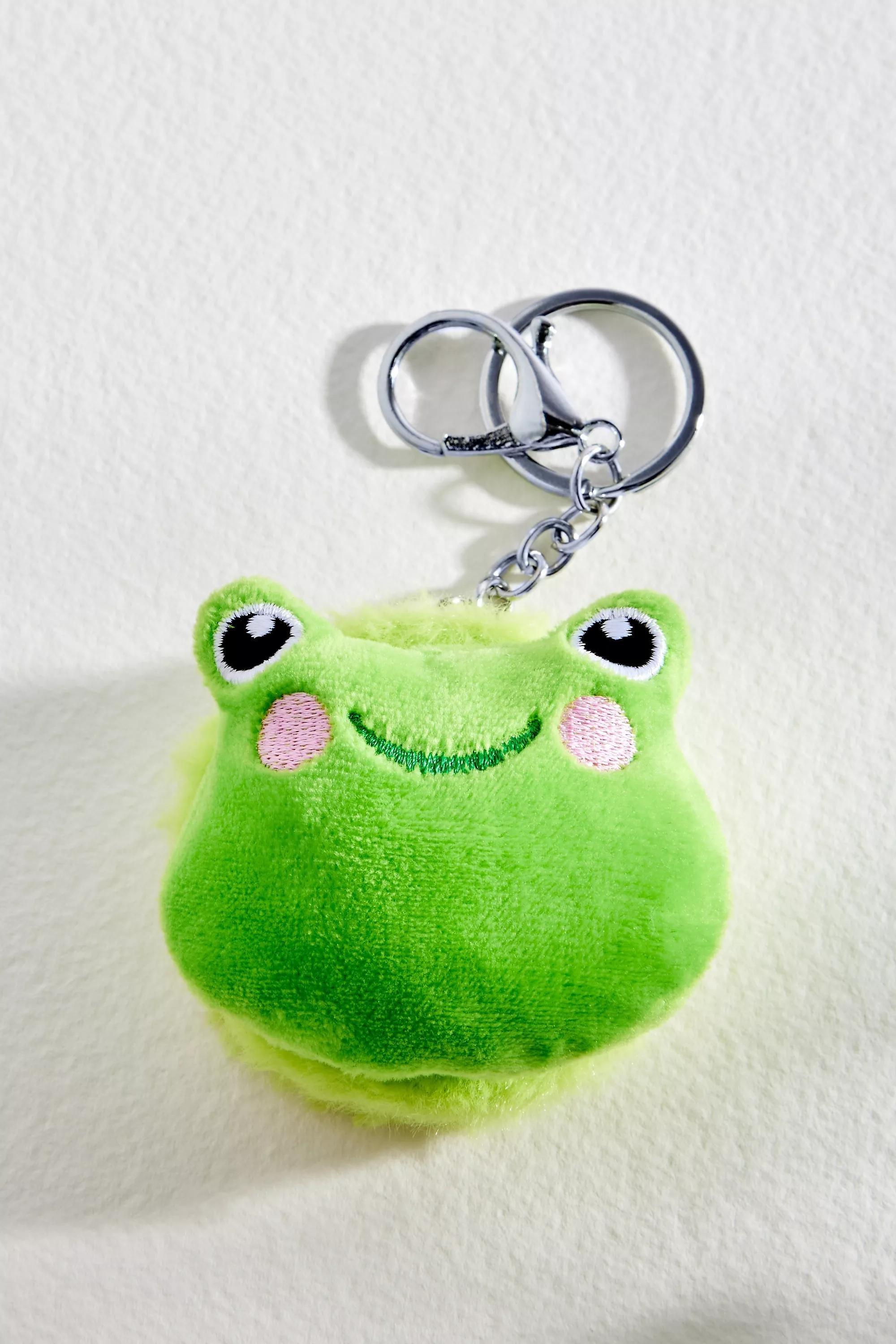 Green UO Frog Mirror Keyring, GRN, large image number 2