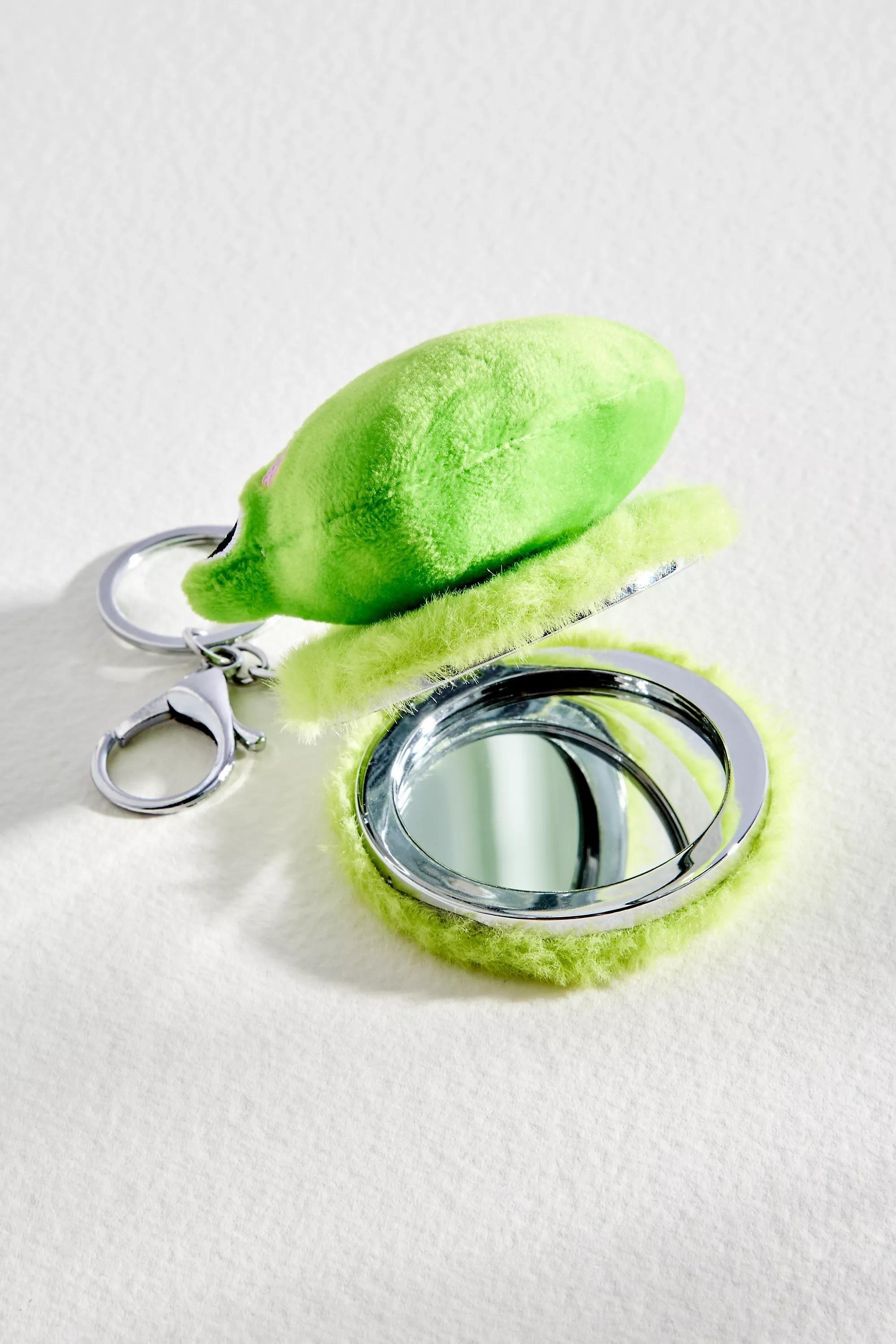 Green UO Frog Mirror Keyring, GRN, large image number 3