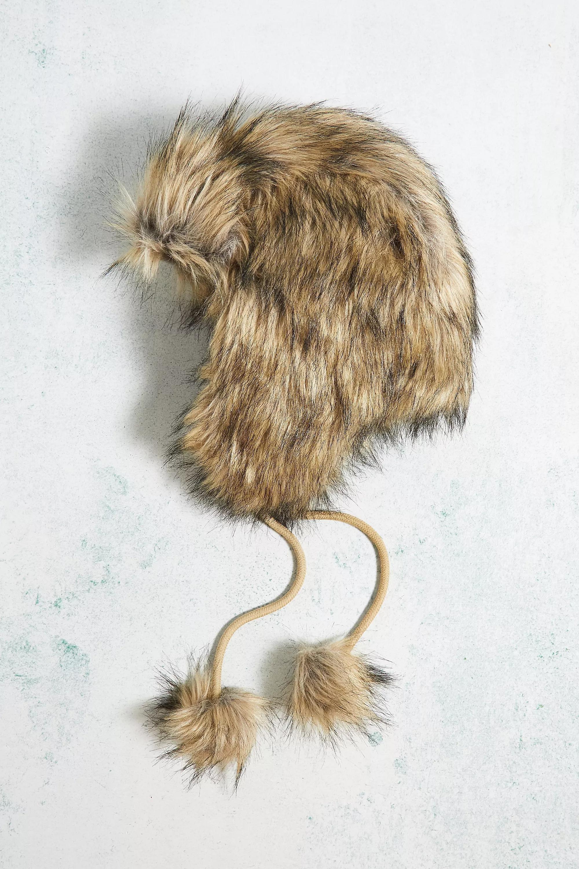 Beige Phoenix Faux Fur Trapper Hat, NEUTR, large image number 1