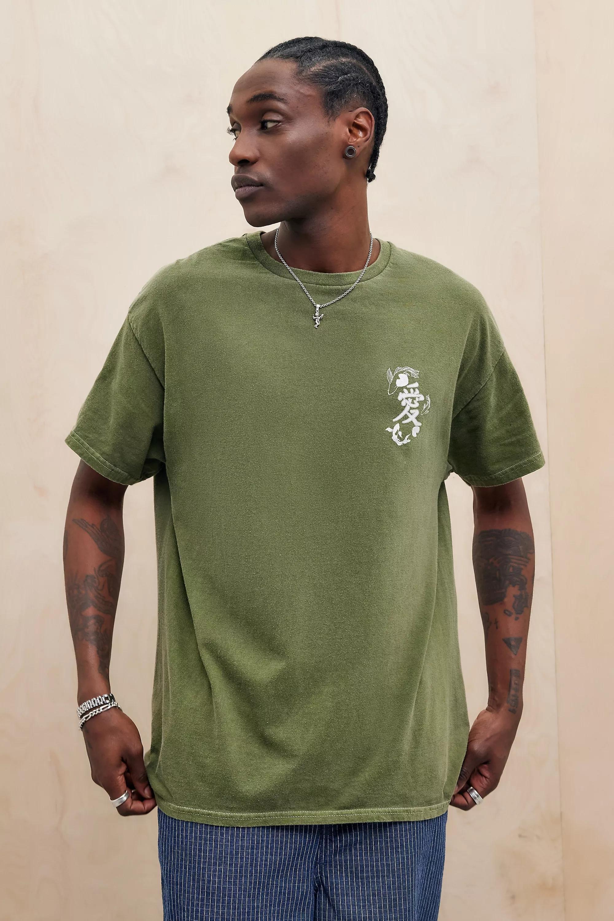 Green Uo Fish Graphic T-Shirt, , large image number 2