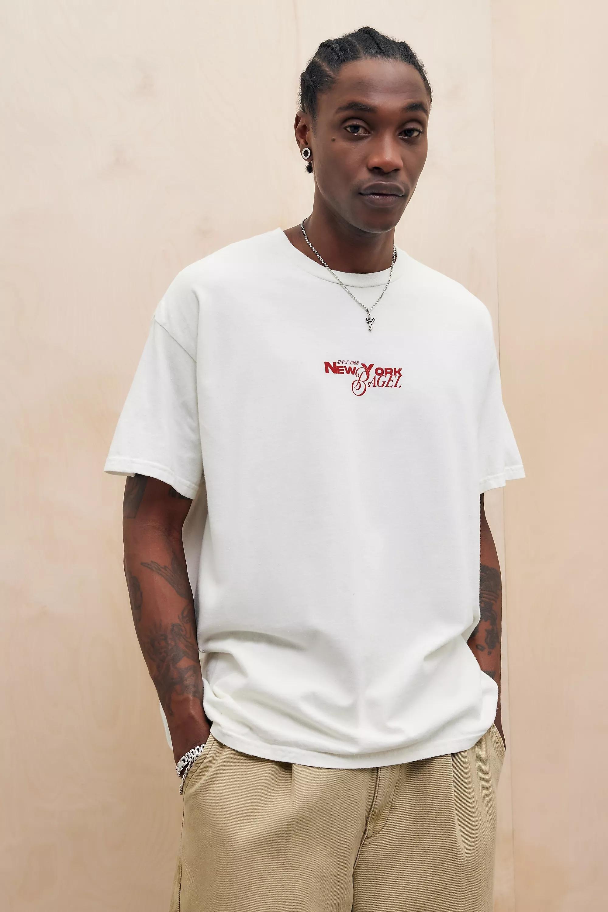 White UO New York Bagel T-Shirt, , large image number 1