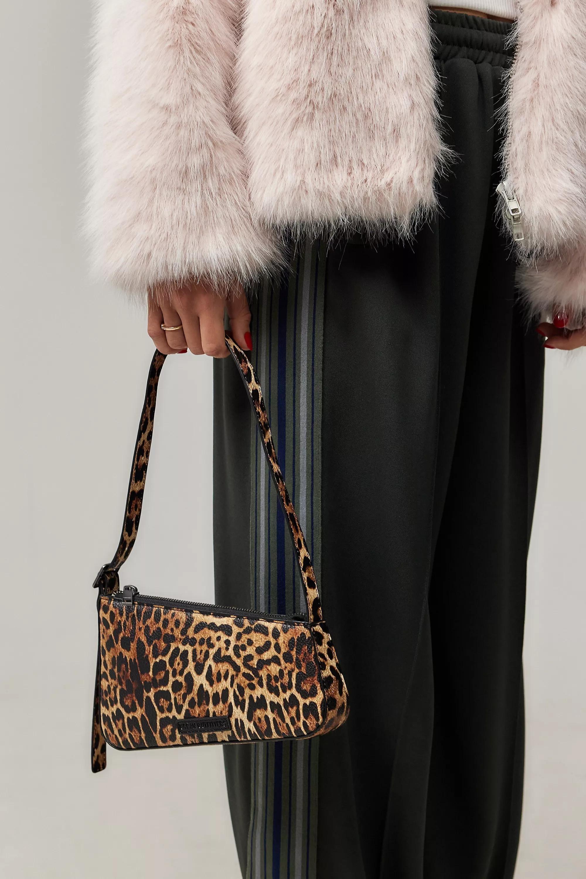 Brown UO Leopard Print Shoulder Bag, BRN, large image number 0