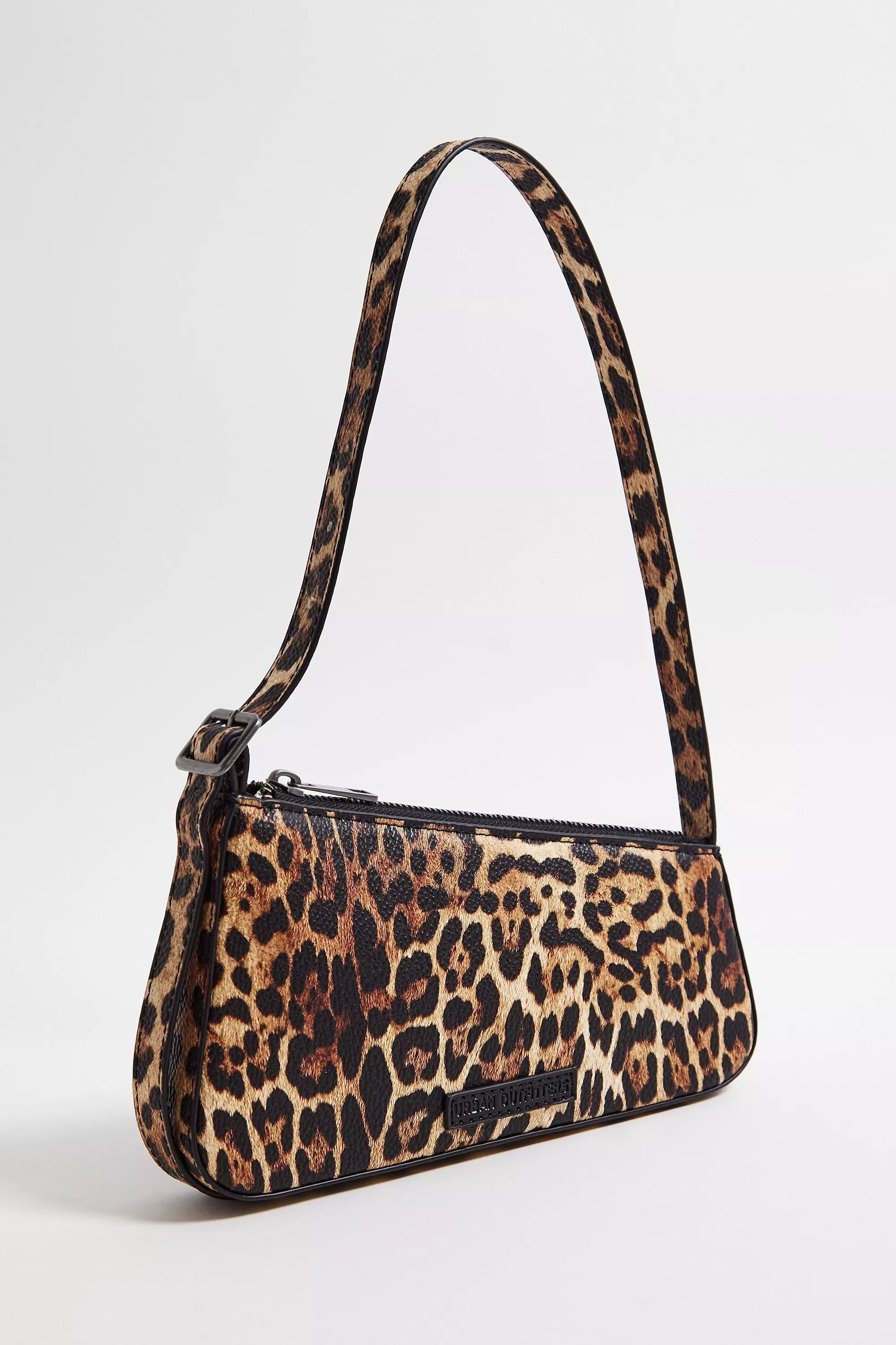 Brown UO Leopard Print Shoulder Bag, BRN, large image number 2