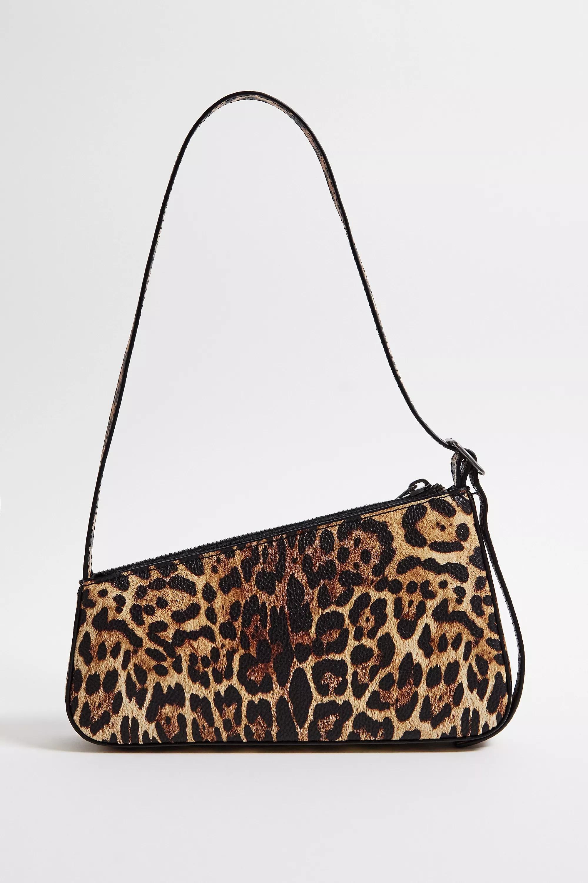 Brown UO Leopard Print Shoulder Bag, BRN, large image number 3
