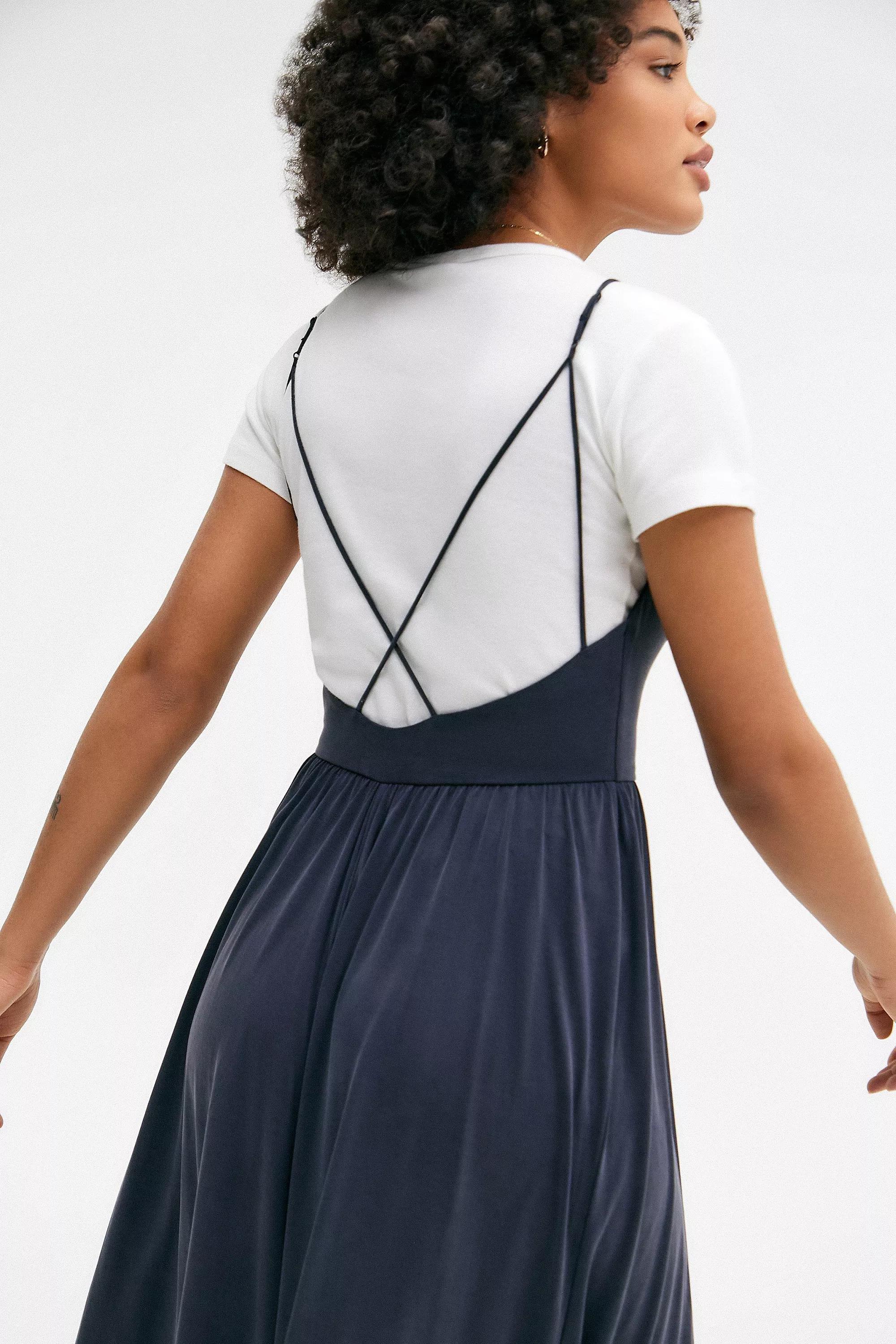 Blue High Waisted V-Neck Jumpsuit, , large image number 1