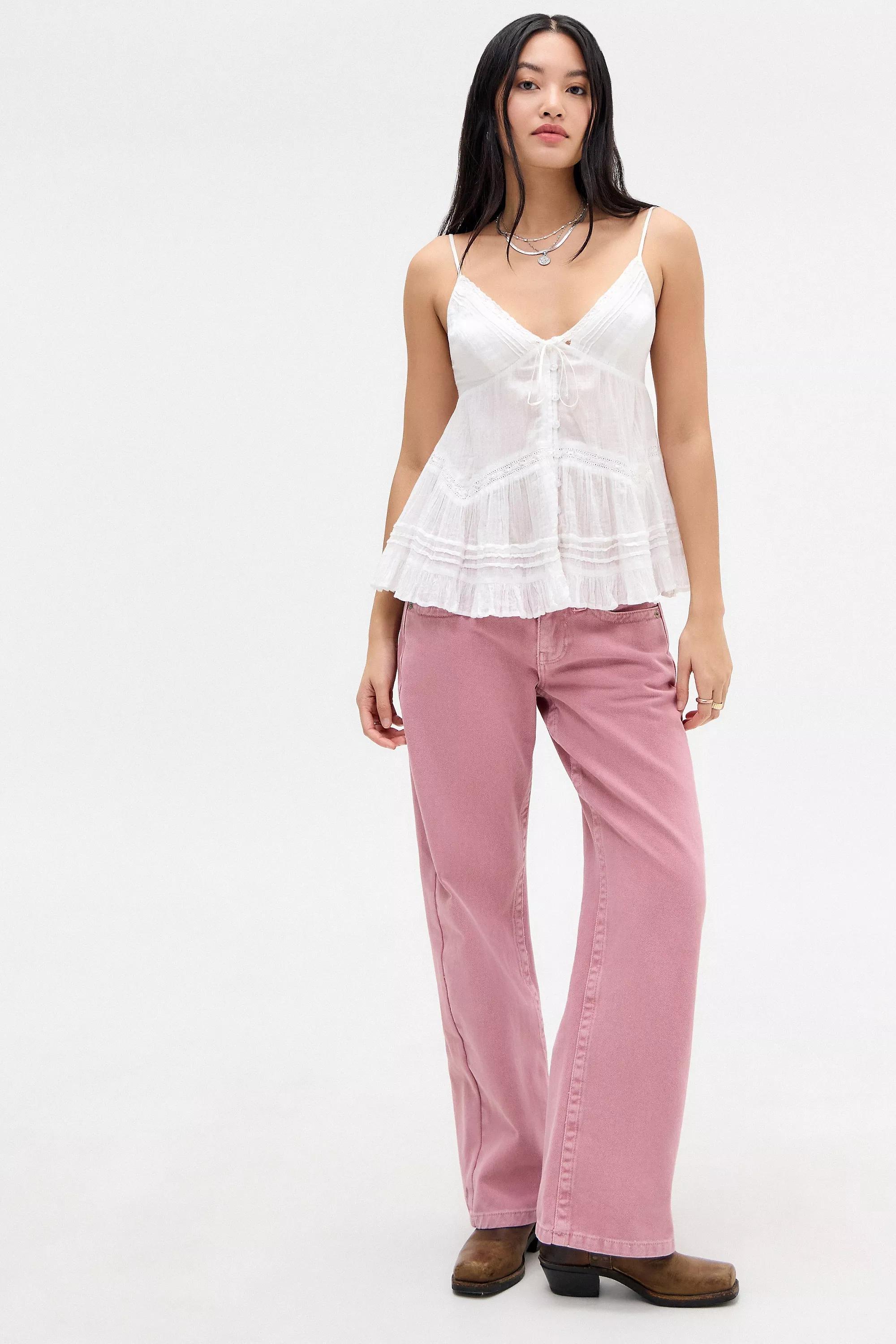 Pink Bdg Lowrider Dusky Jeans, , large image number 1