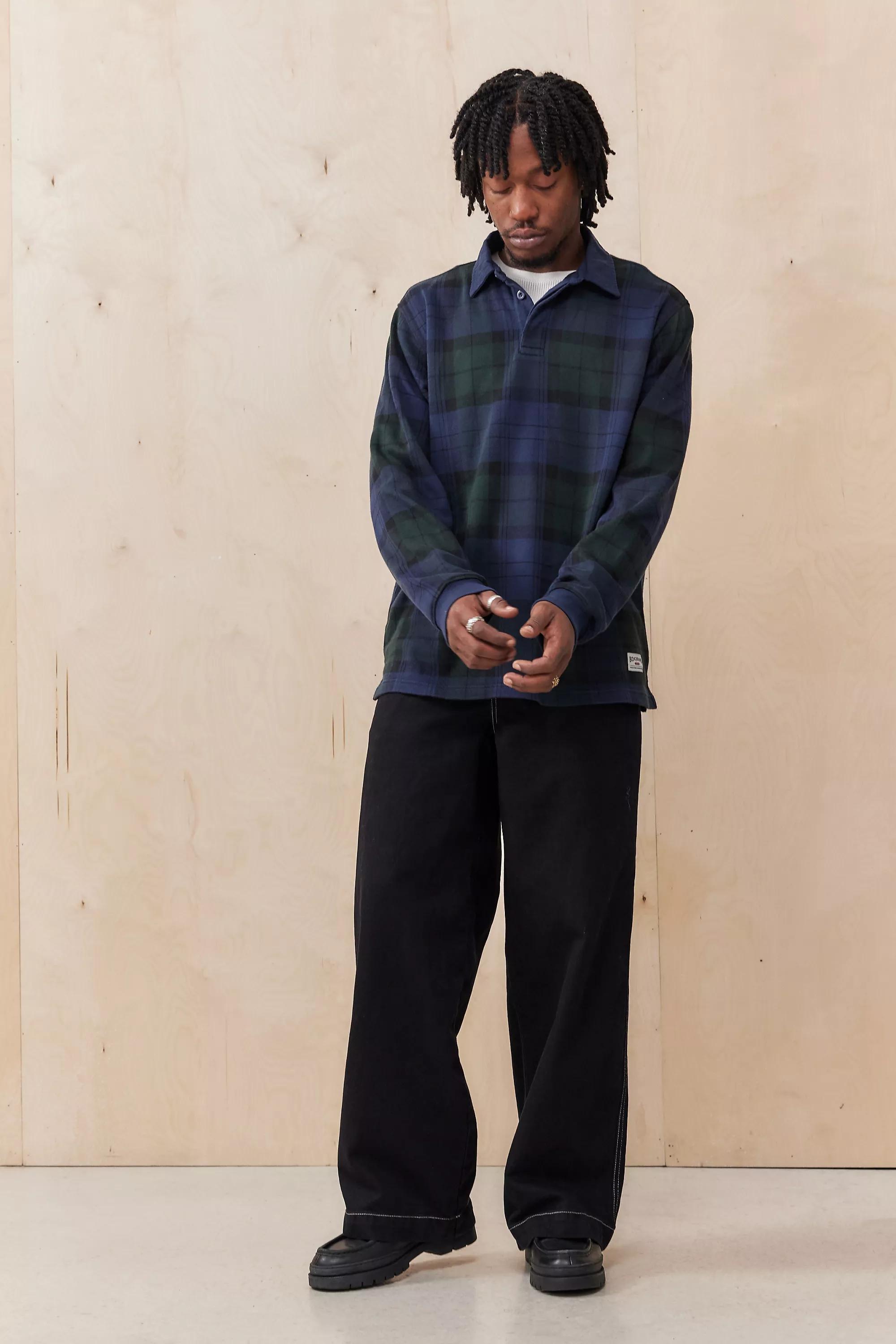 Black Bdg Stitched Jeans, , large image number 1