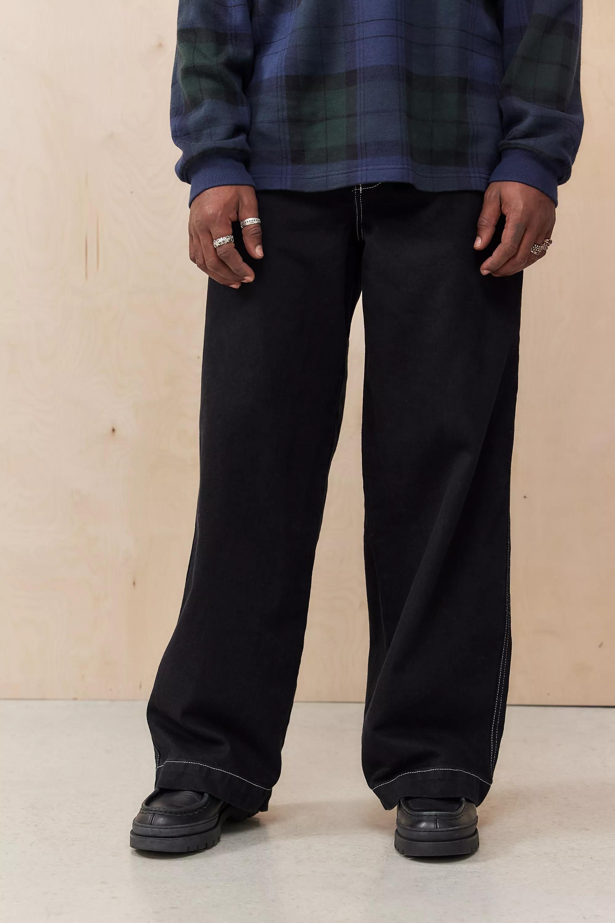 Black Bdg Stitched Jeans, , large image number 2