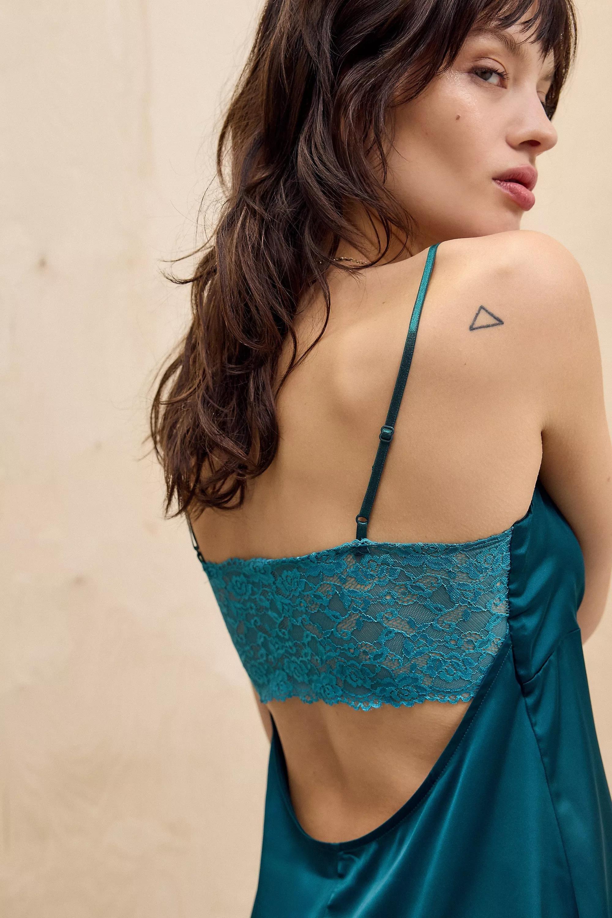 Blue Light Before Dark Slip Dress, , large image number 1