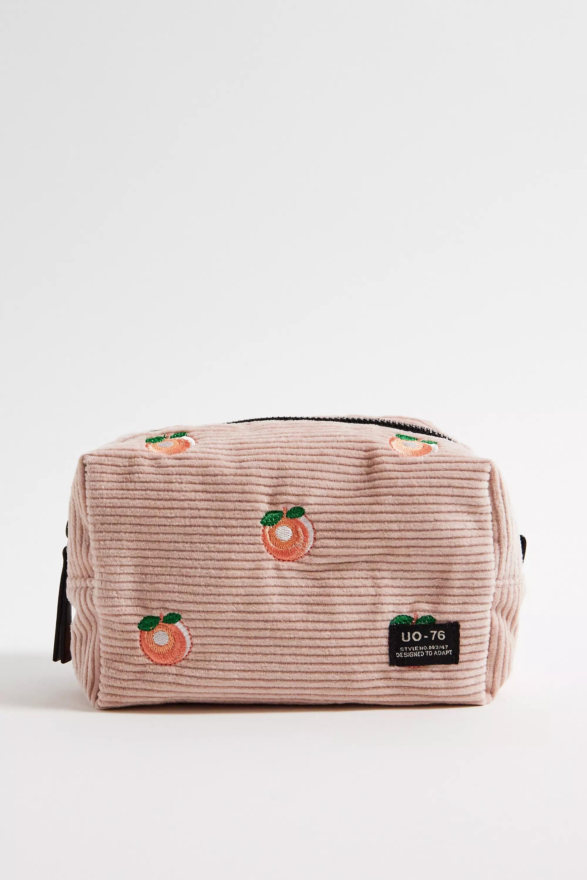 Pink UO Corduroy Makeup Bag, PINK, large image number 0