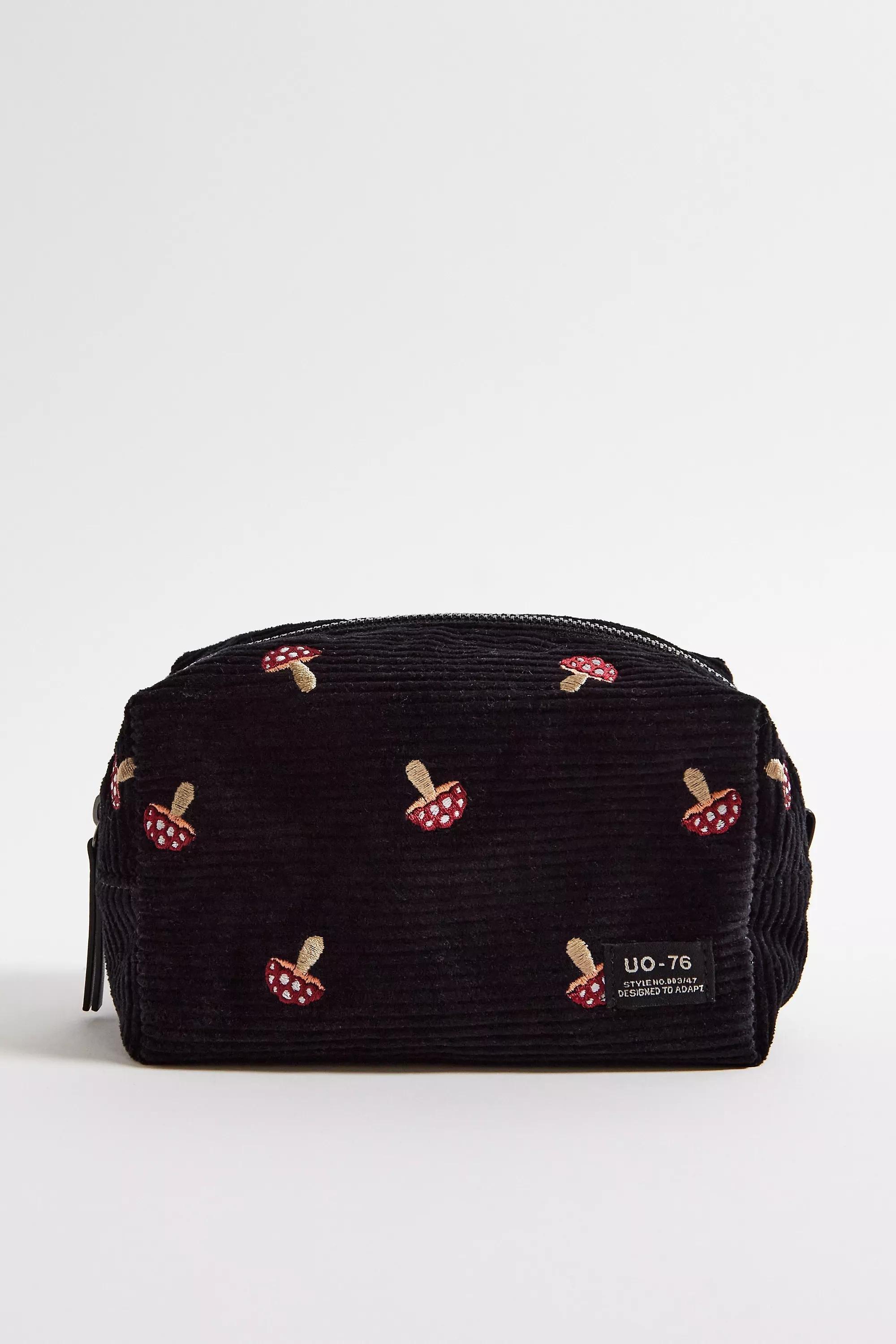 Black UO Toadstool Makeup Bag, BLK, large image number 0