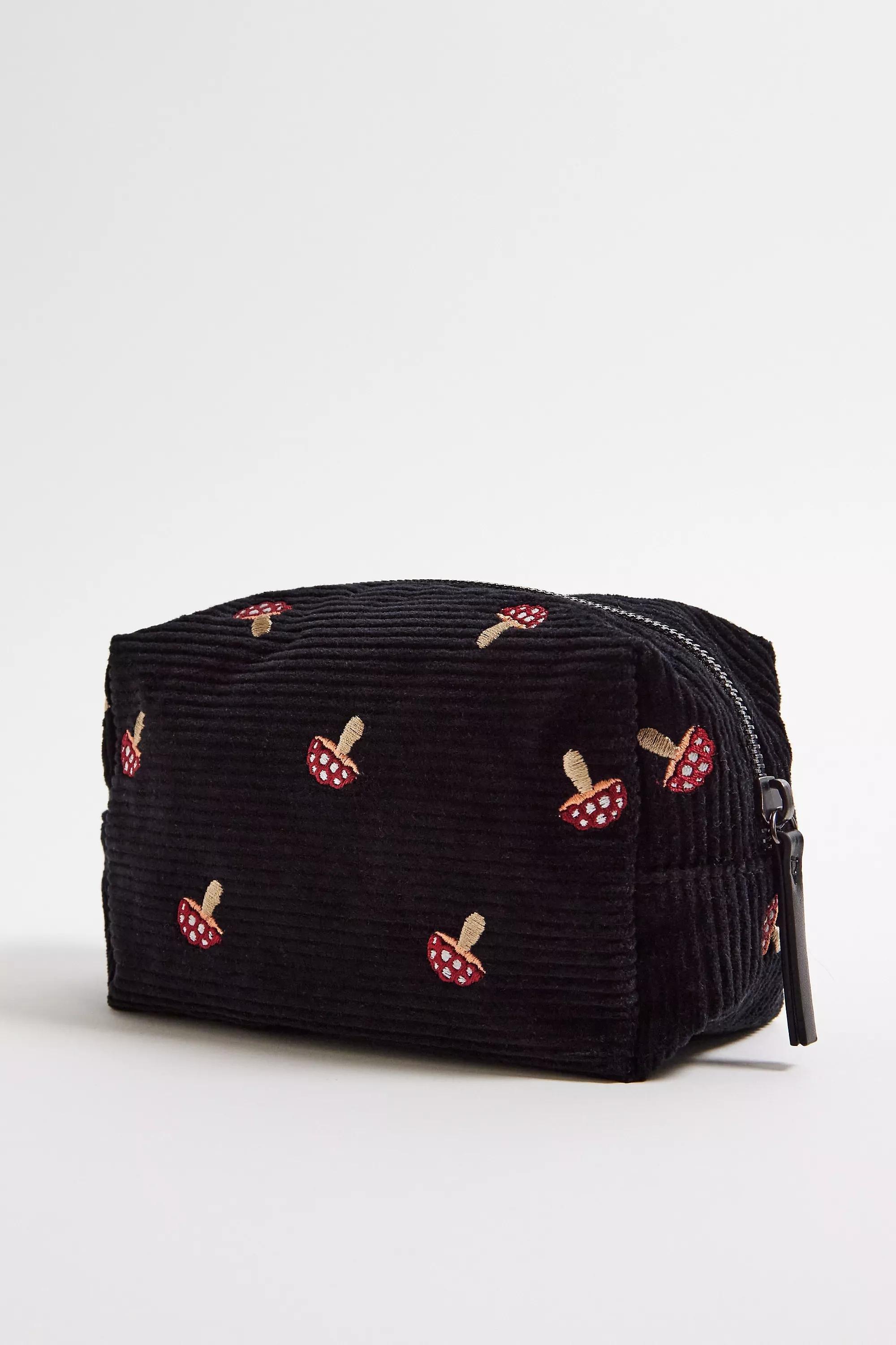 Black UO Toadstool Makeup Bag, BLK, large image number 3