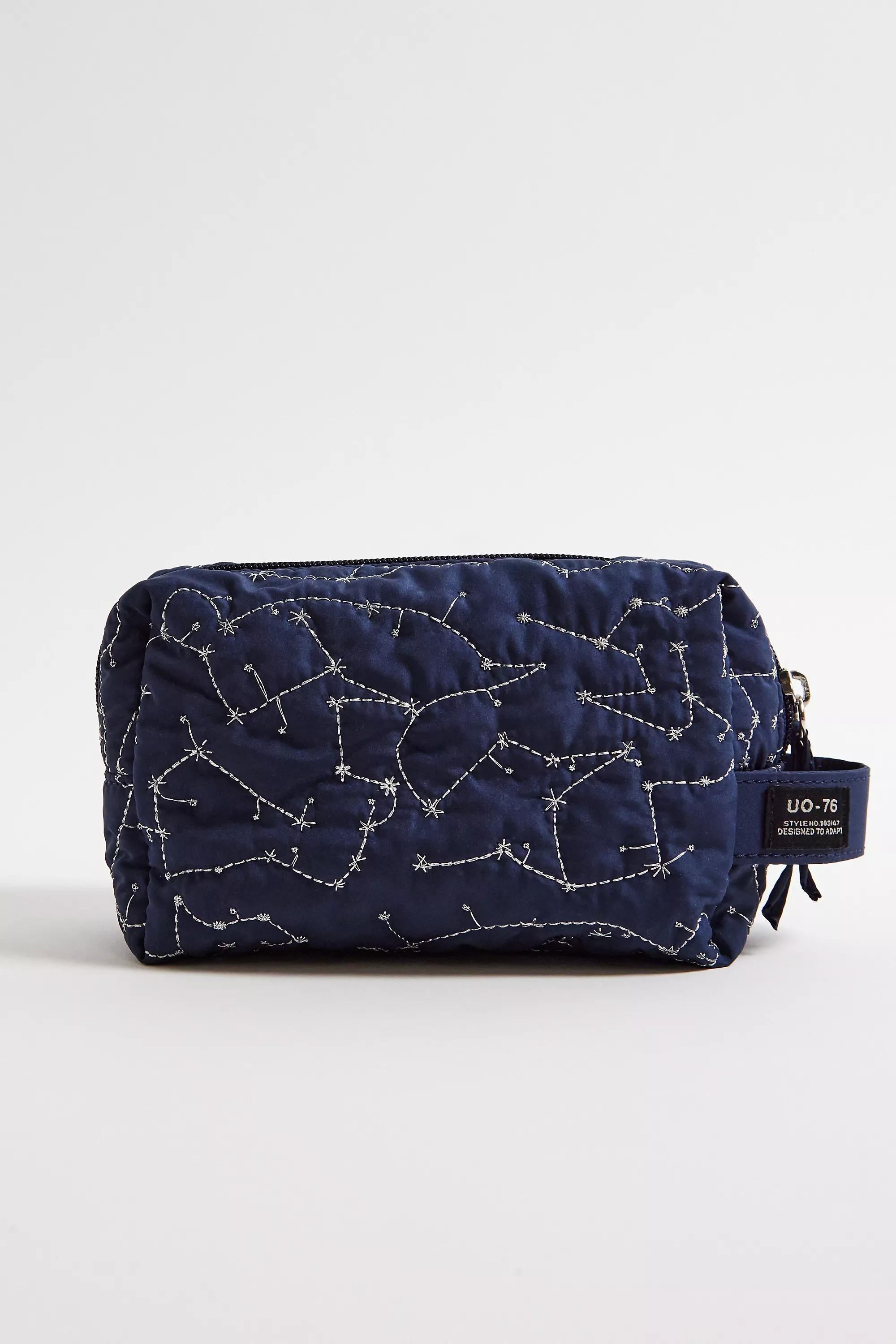 Navy UO Celestial Makeup Bag, NAVY, large image number 0