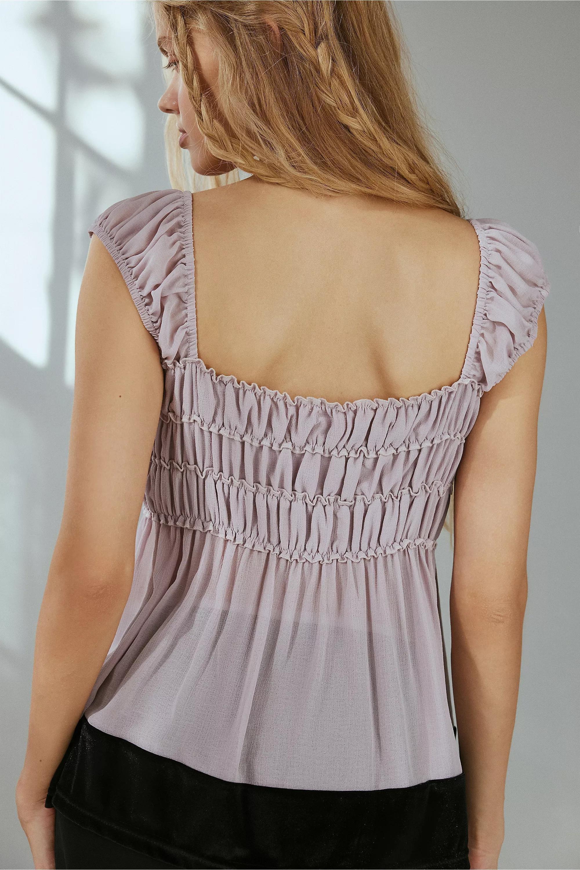 Purple Kimchi Blue Detailed Blouse, , large image number 2