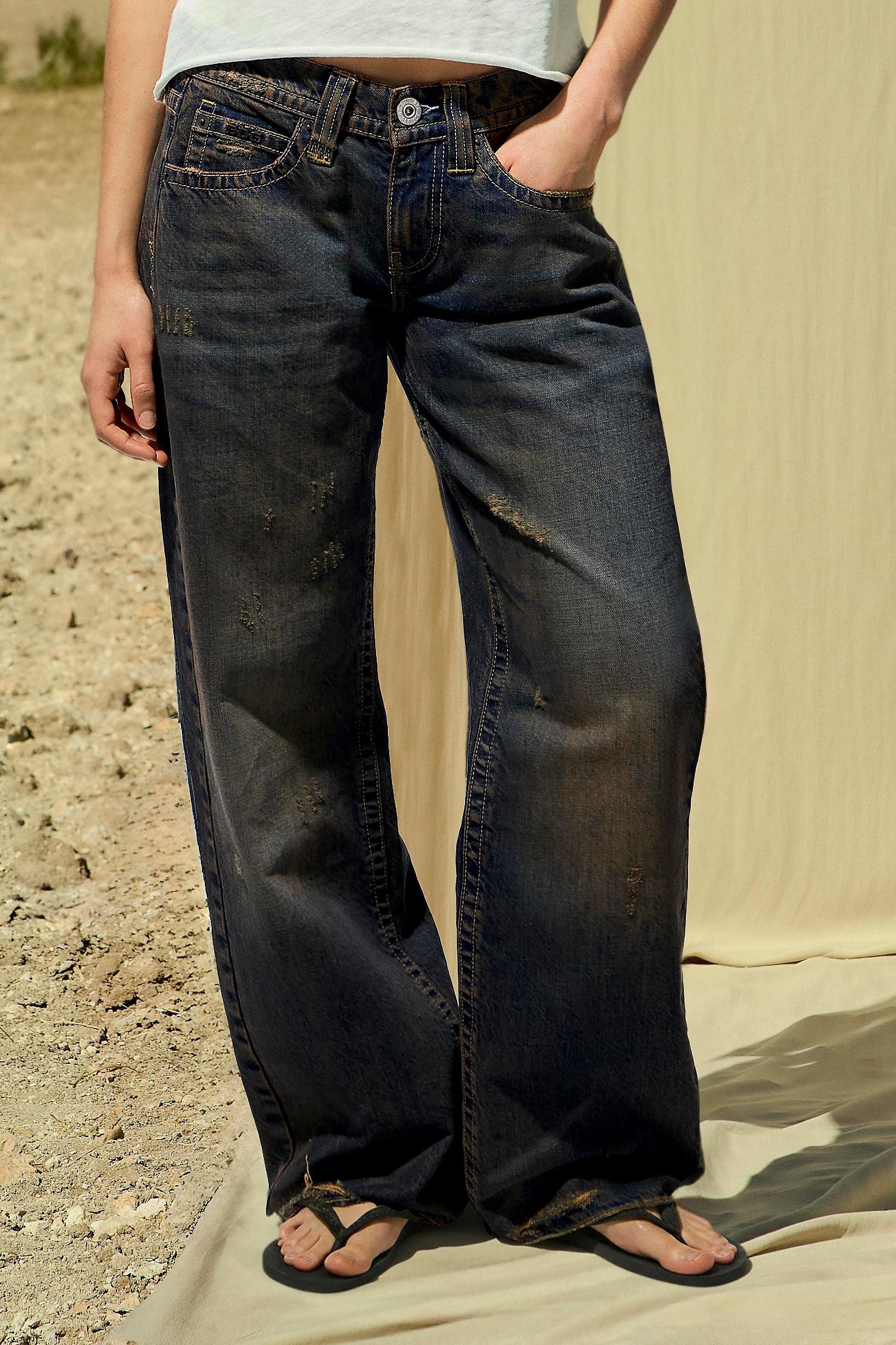 Brown Bdg Kayla Lowrider Jeans, BRN, medium