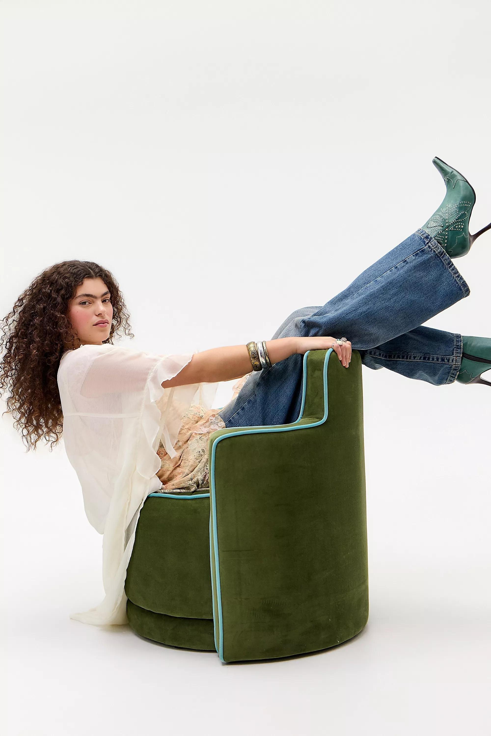 Blue Bdg Kayla Lowrider Jeans, BLUE, large image number 4