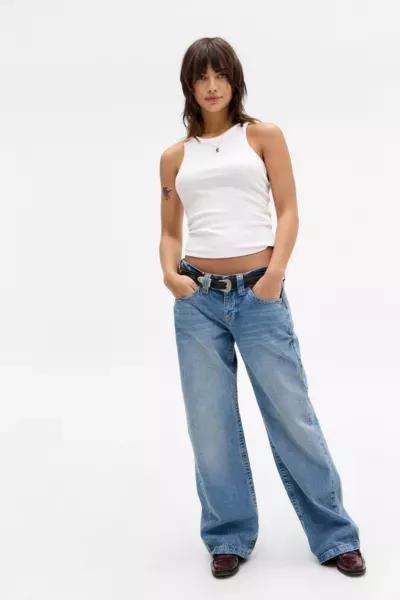 Navy Vintage Denim Bdg Lowrider Jeans, , large image number 3