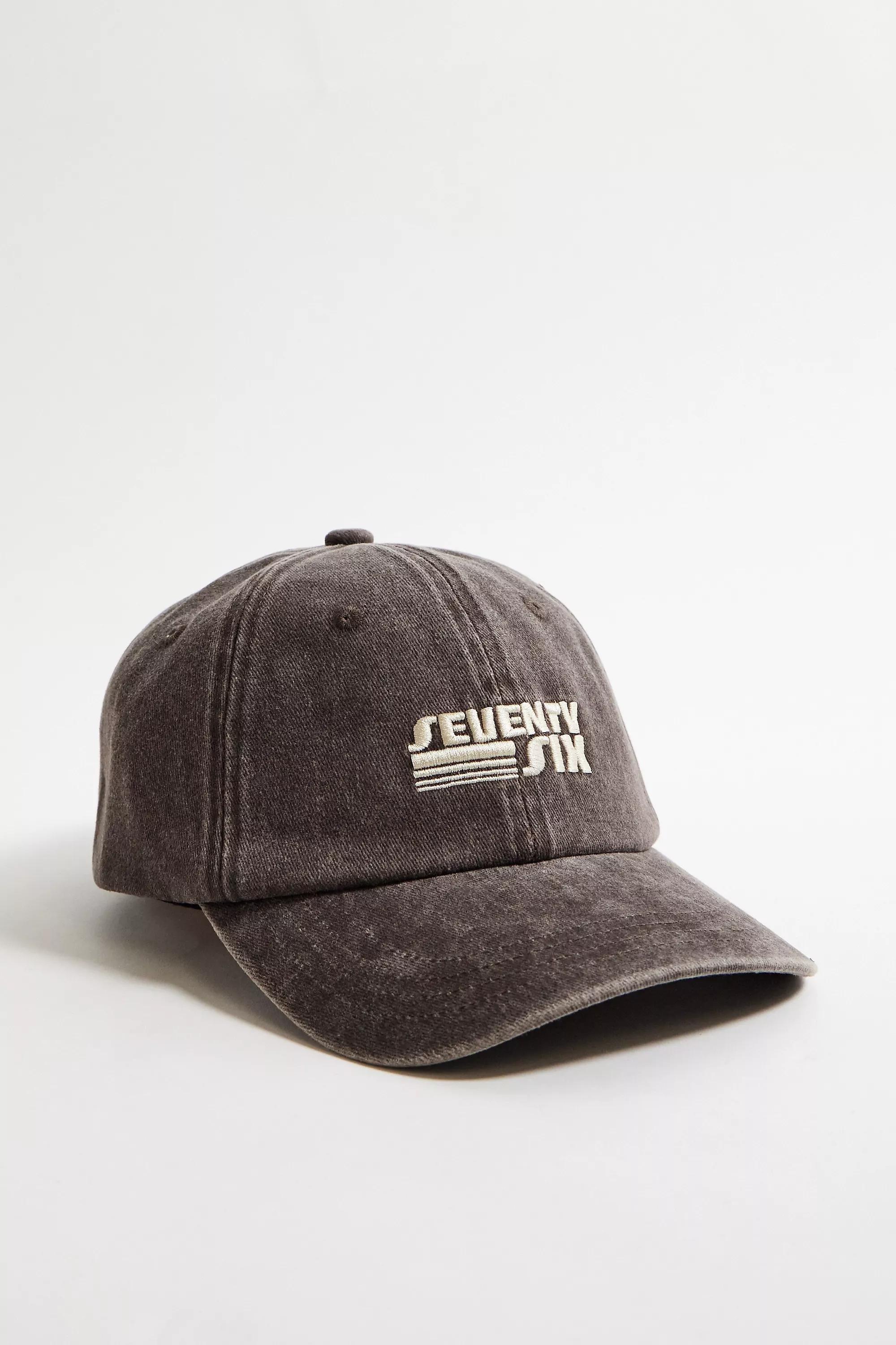 Brown Uo Seventy Six Embroidered Cap, BRN, large image number 1