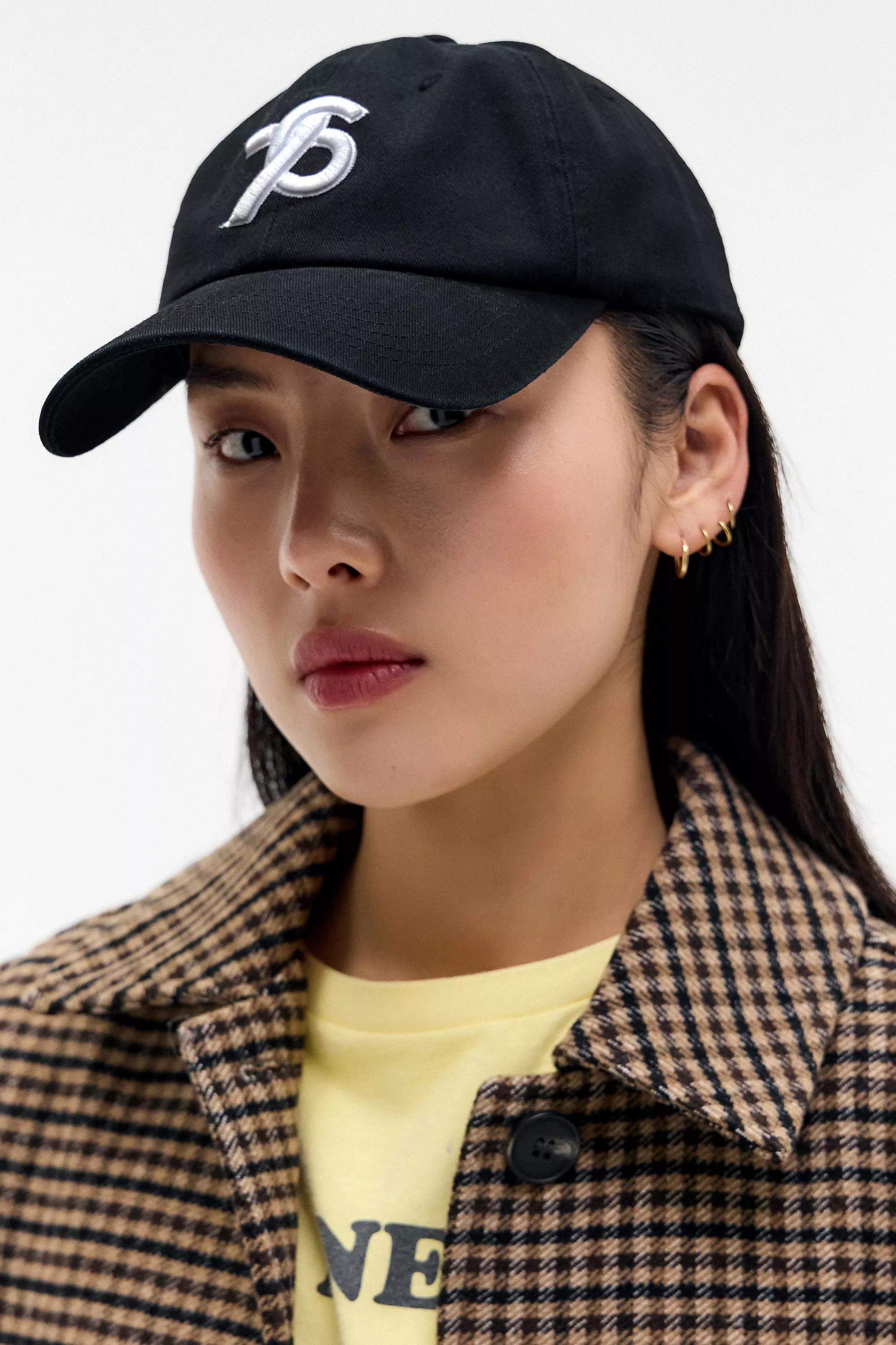 Black Uo 76 Embroidered Cap, BLK, large image number 0