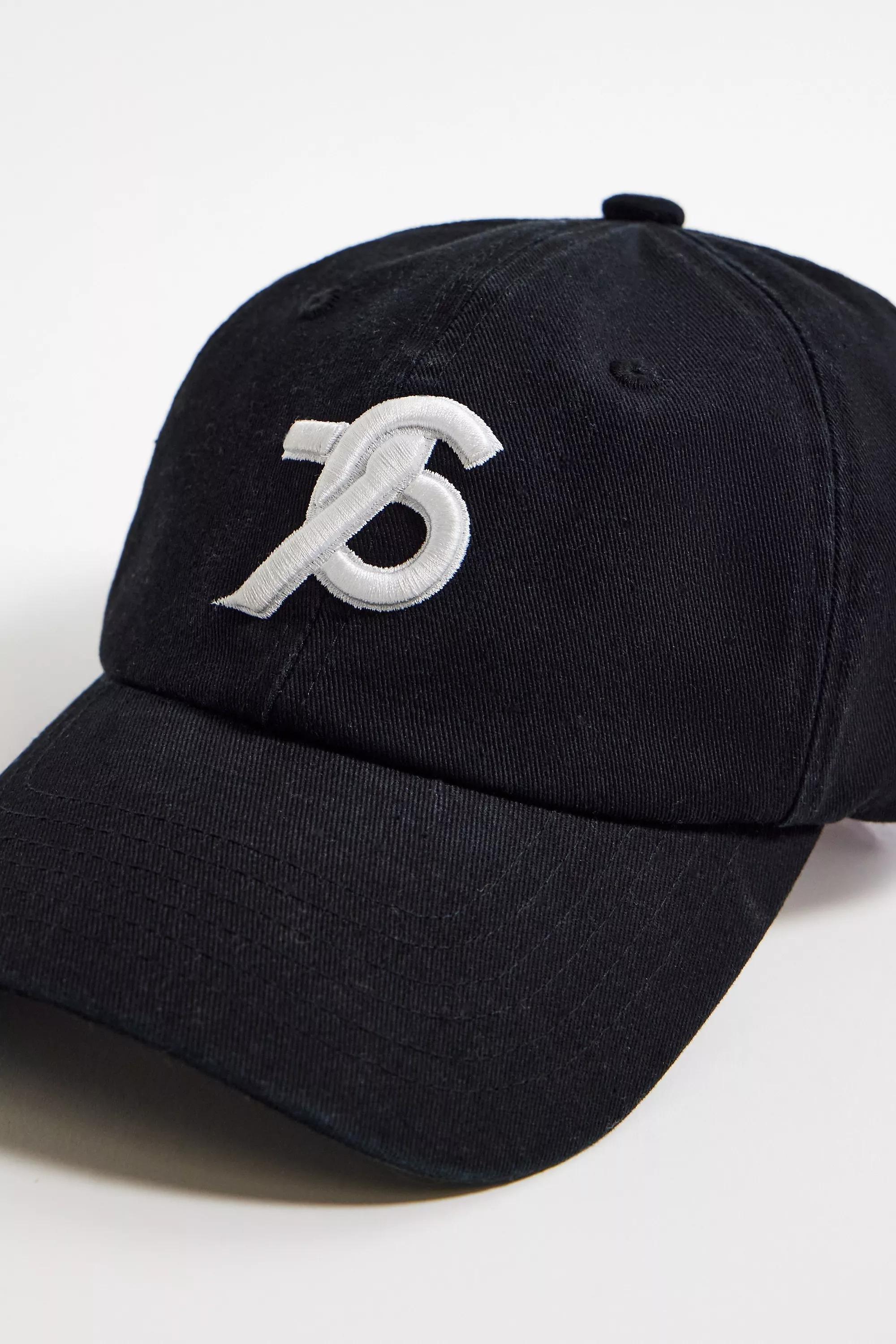 Black Uo 76 Embroidered Cap, BLK, large image number 2