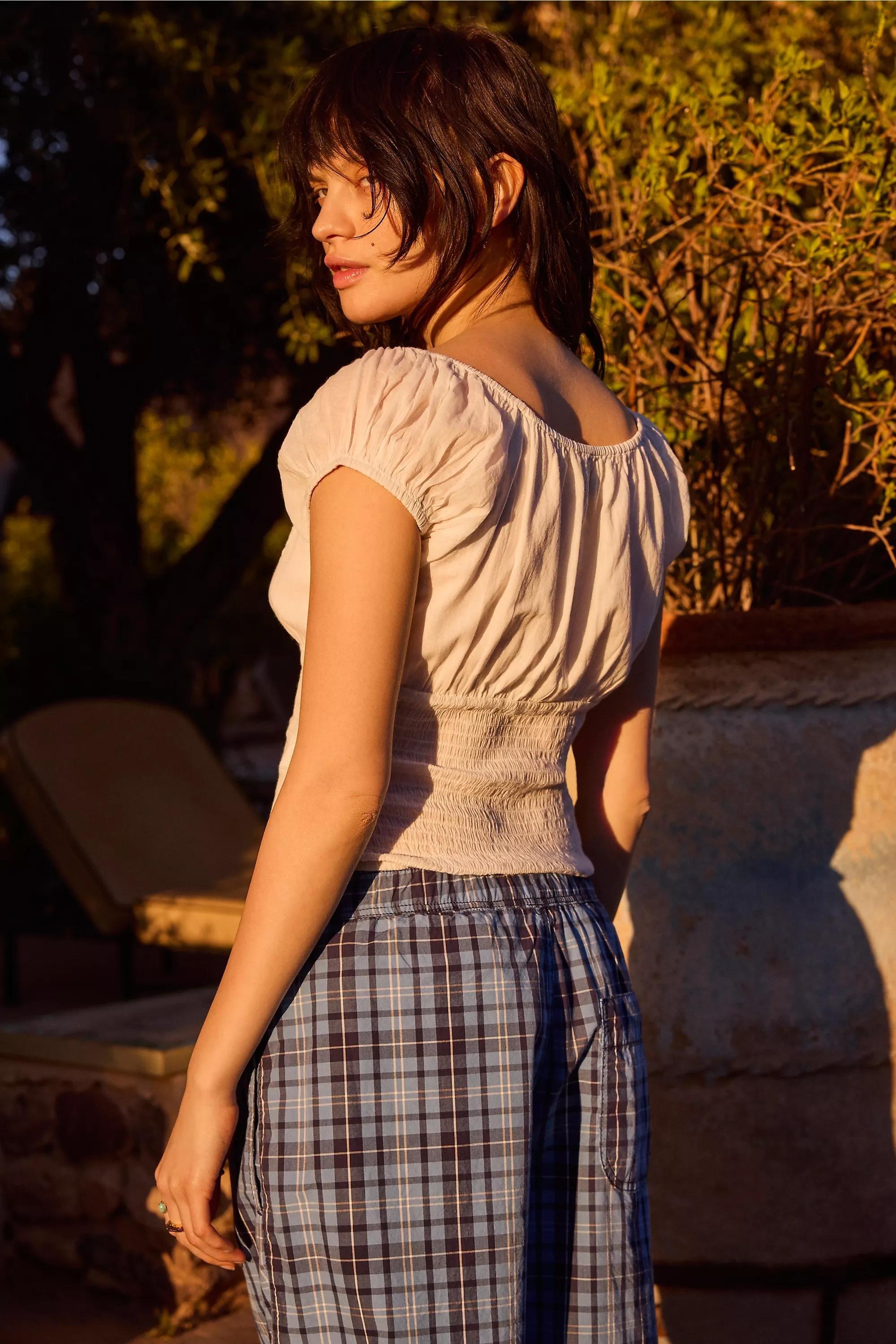 White Uo Embroidered Blouse, WHT, large image number 3