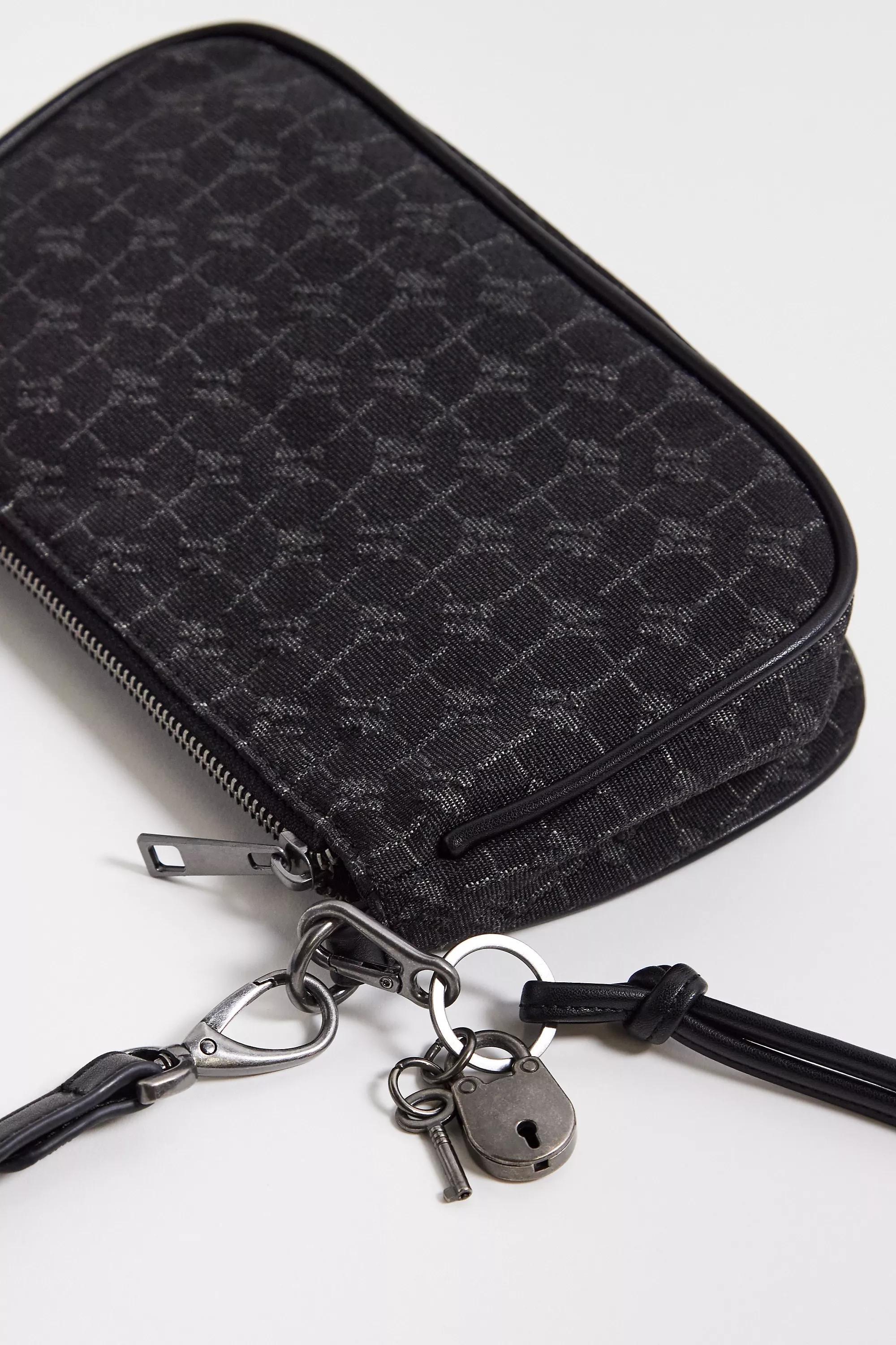 Black UO Monogram Shoulder Bag, BLK, large image number 2