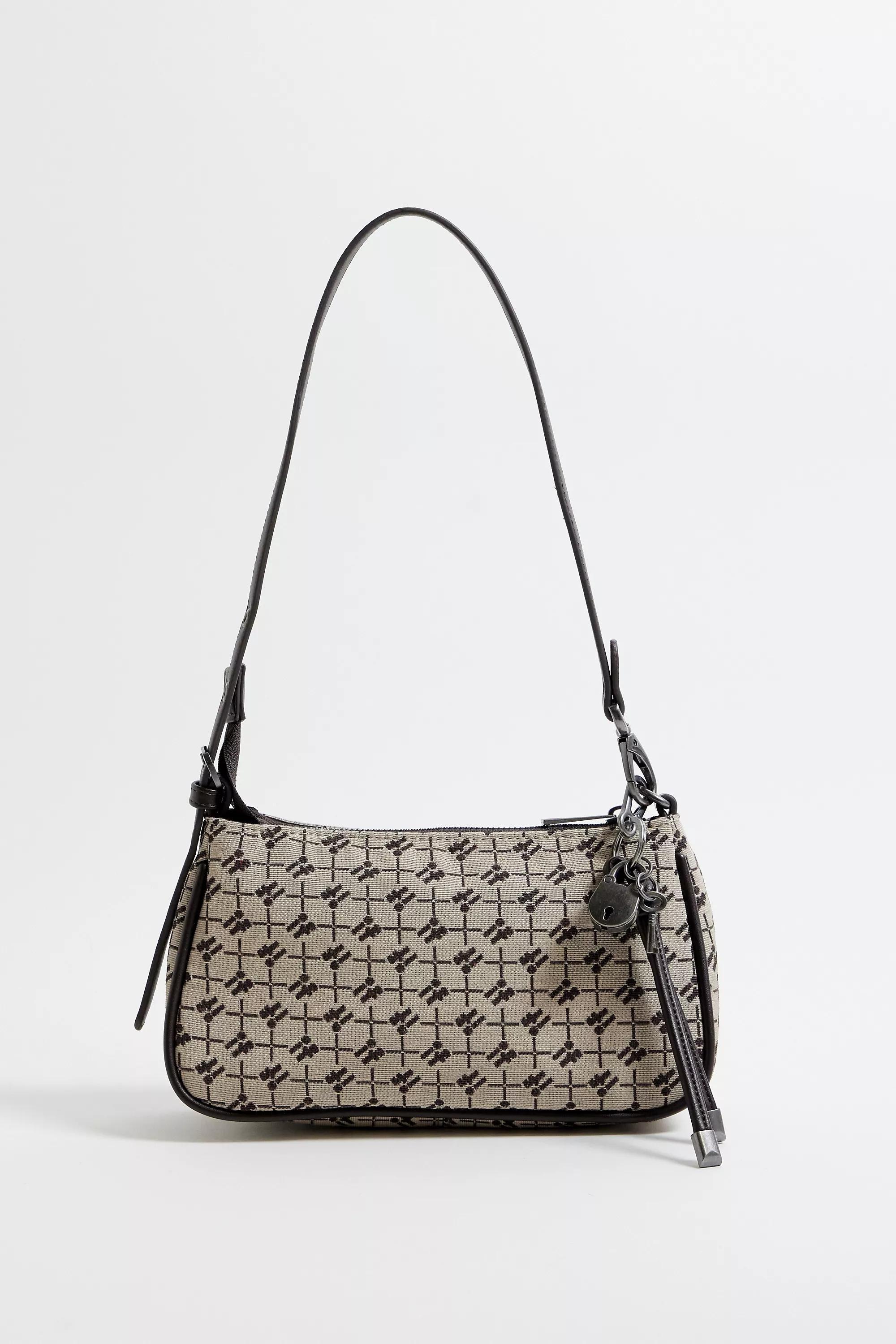 Brown UO Monogram Shoulder Bag, BRN, large image number 1