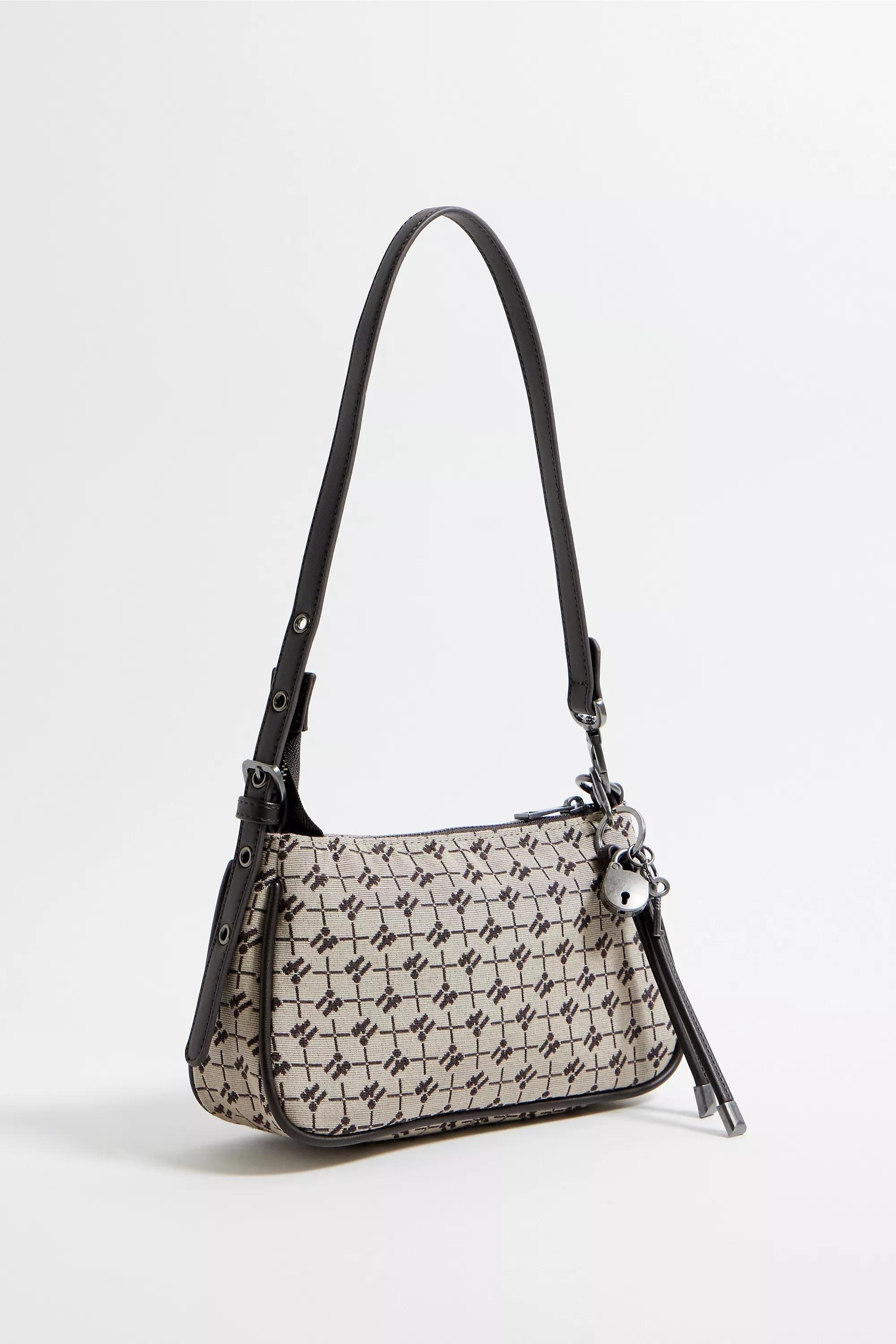 Brown UO Monogram Shoulder Bag, BRN, large image number 3