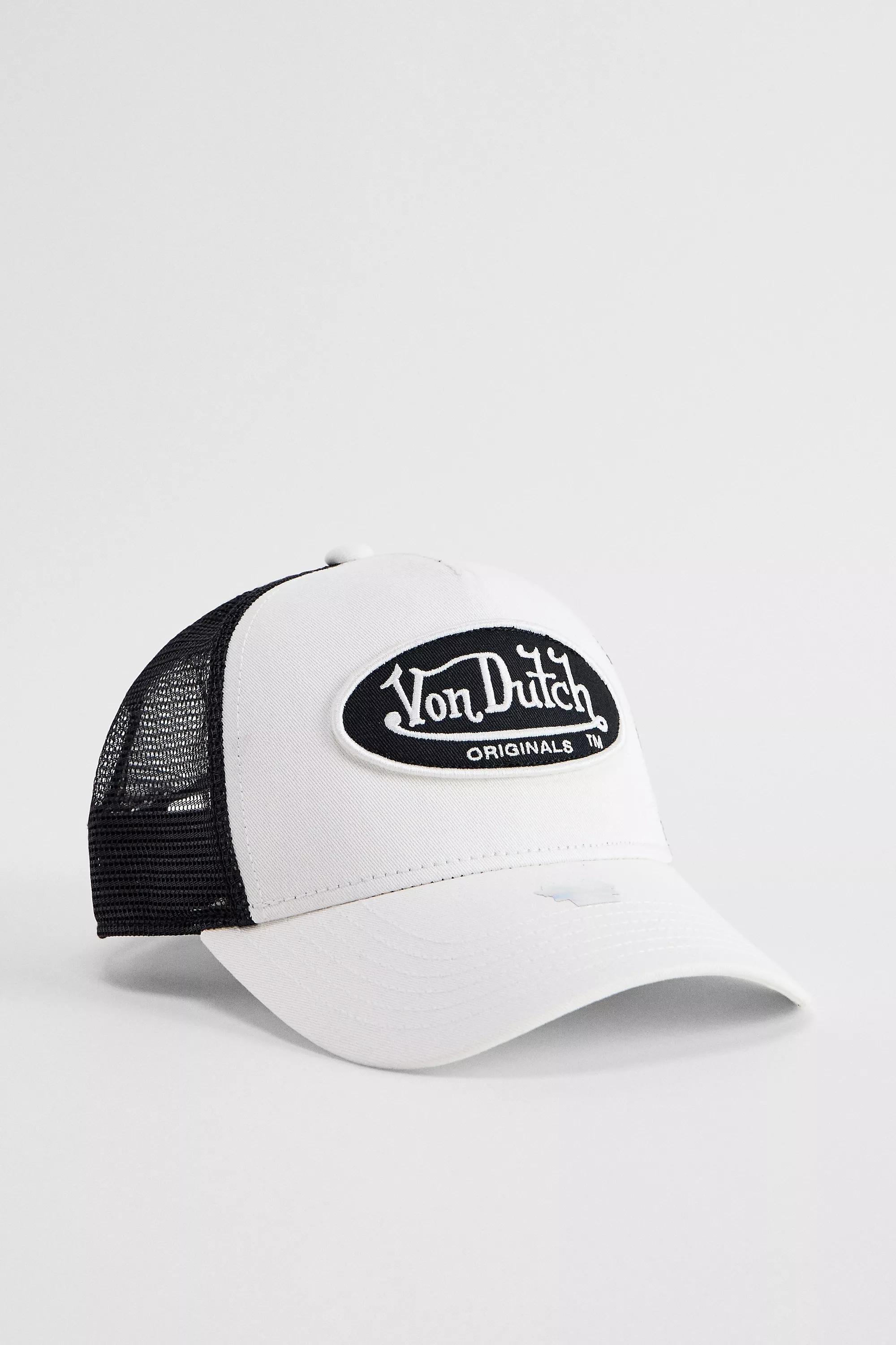 White Von Dutch Boston Trucker Cap, WHT, large image number 1