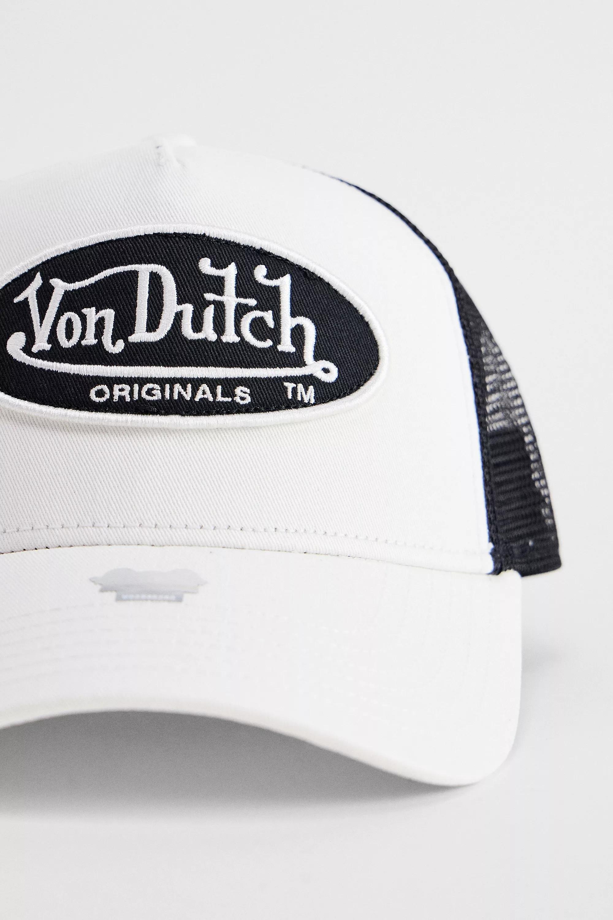White Von Dutch Boston Trucker Cap, WHT, large image number 2